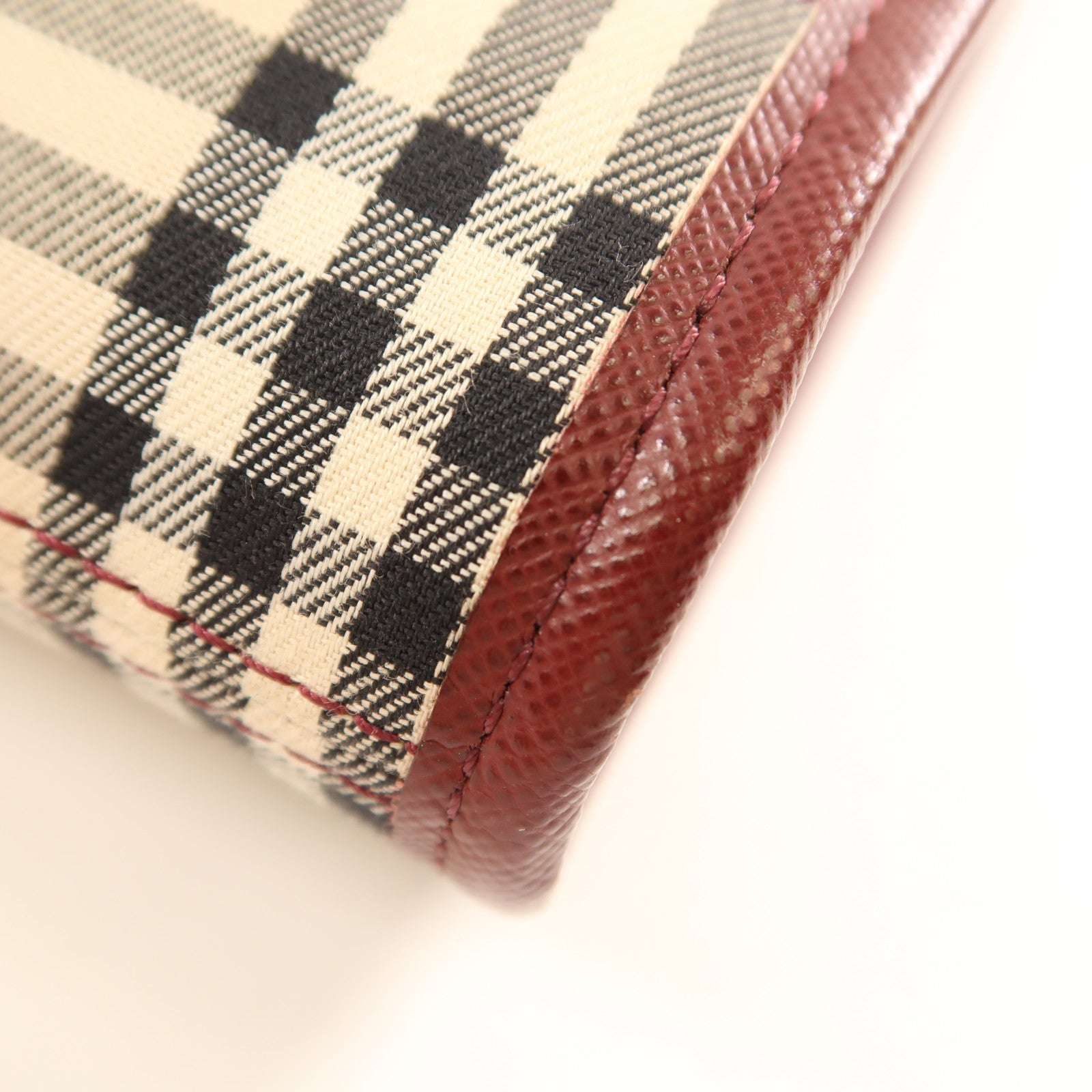 BURBERRY 帆布Shoulder Bag金扣肩背袋
