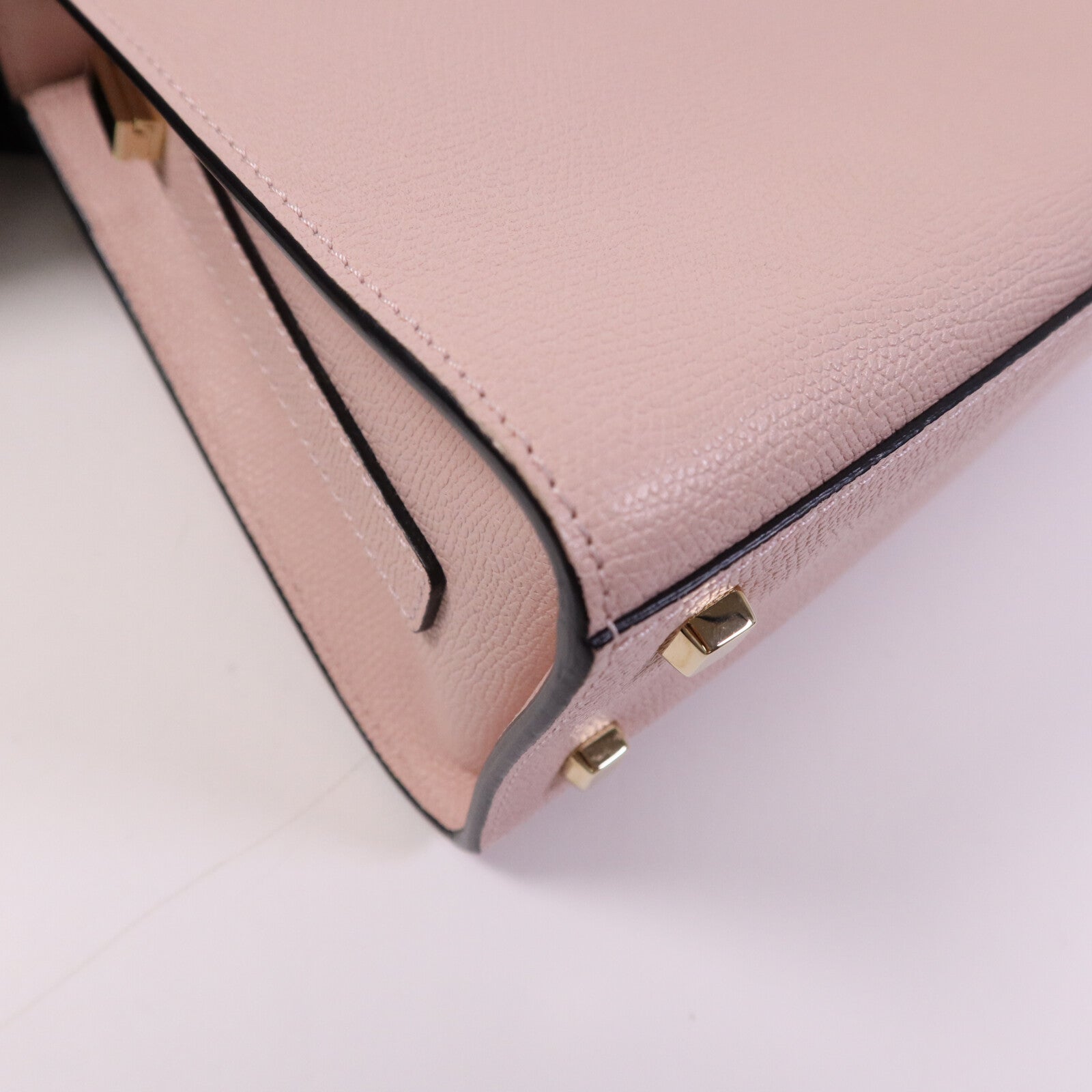 SELECTION 牛皮皮革Valextra Small Iside Tote Bag金扣手挽肩背兩用袋