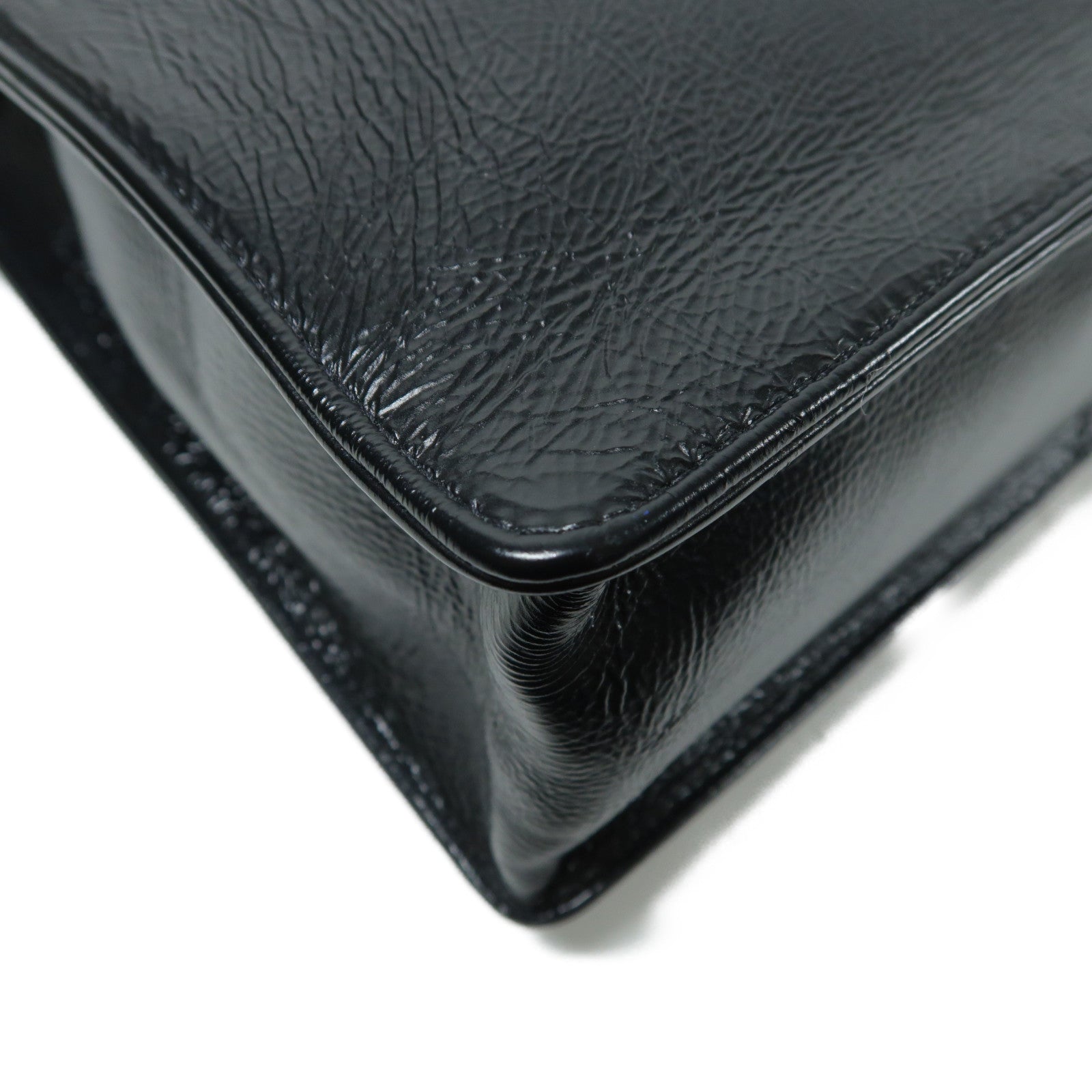 CHANEL CC GHW Shoulder Bag Leather Black