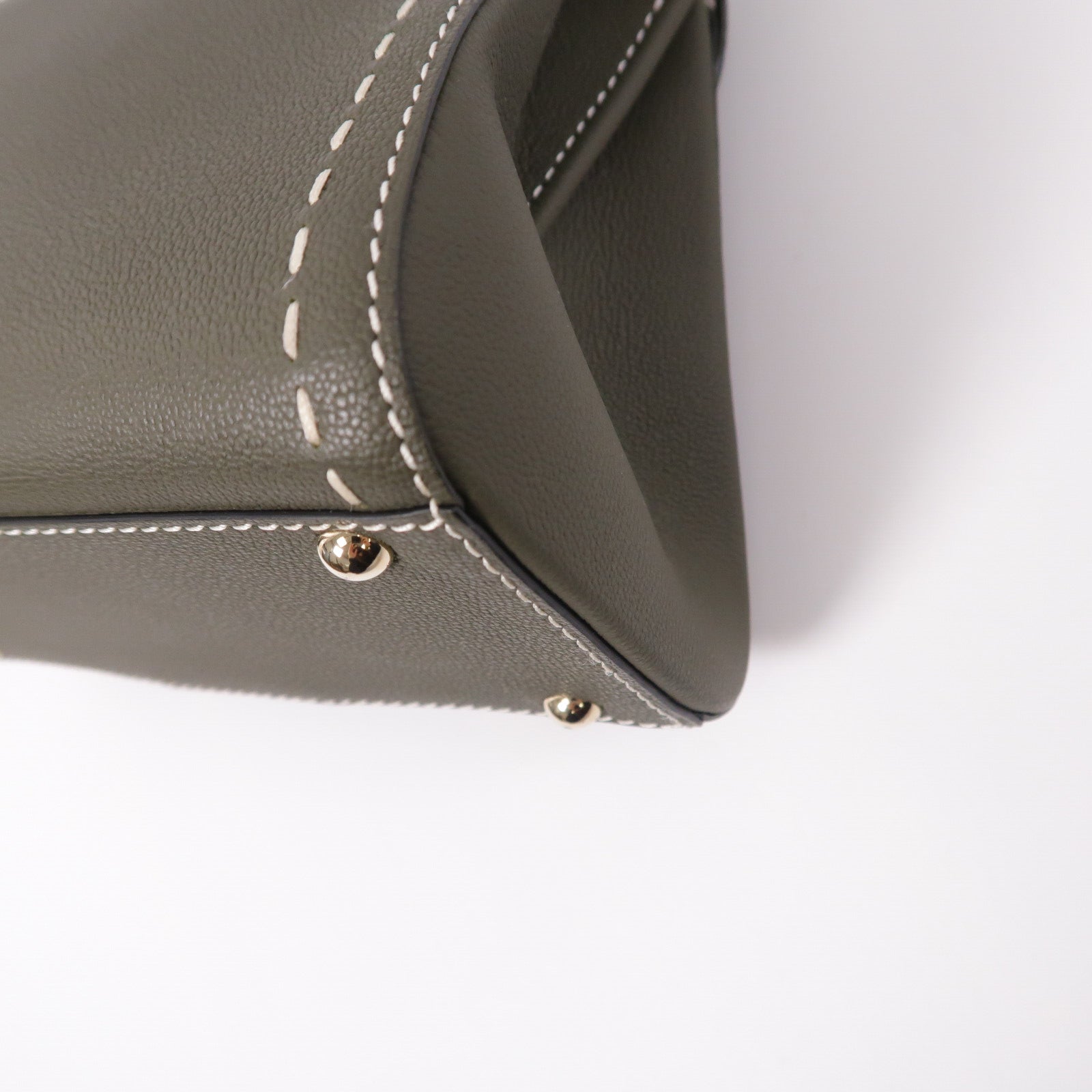 Delvaux 牛皮皮革Brillant Mini手挽肩背兩用袋