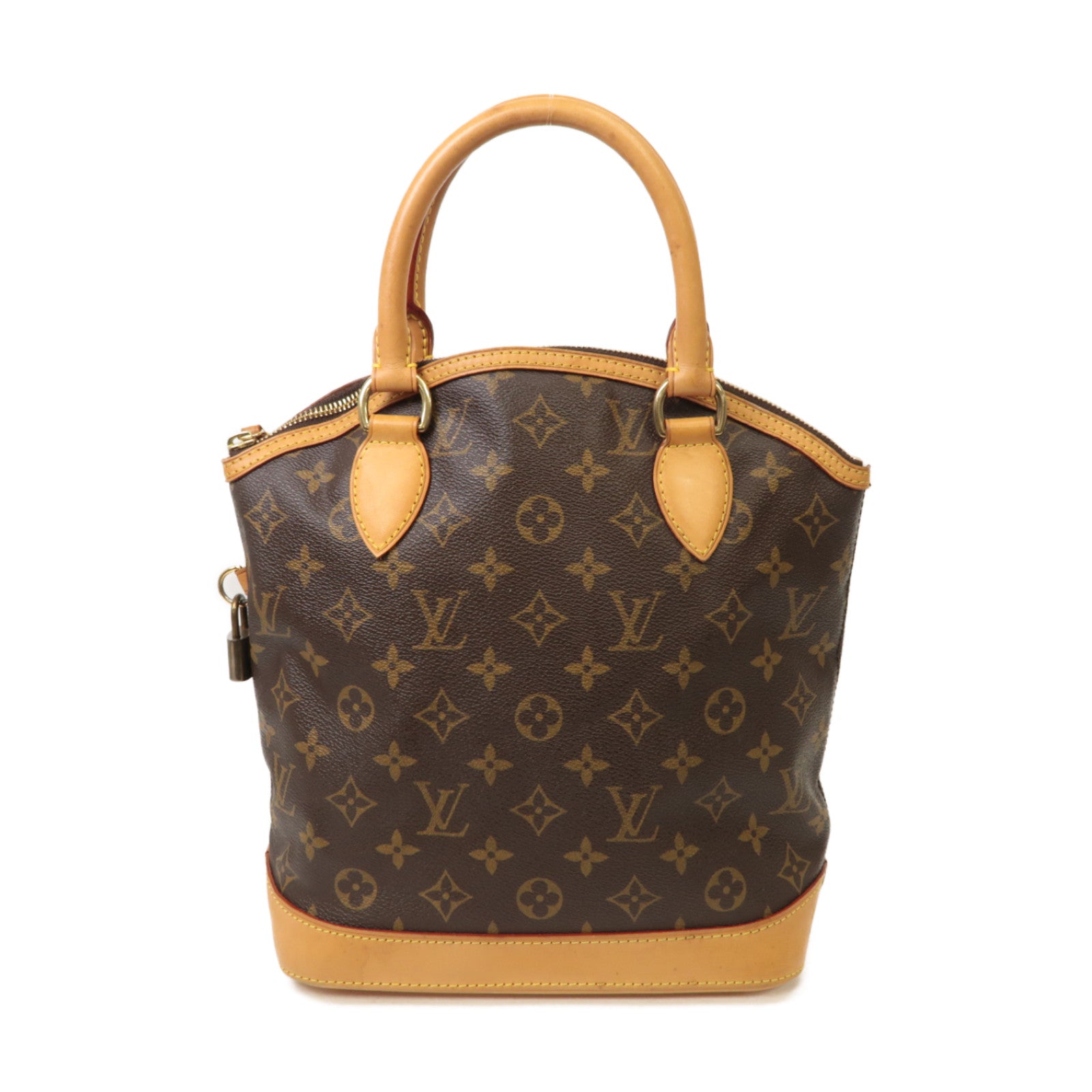 LOUIS VUITTON 【激減優惠】Monogram Lockit金扣手挽袋啡色