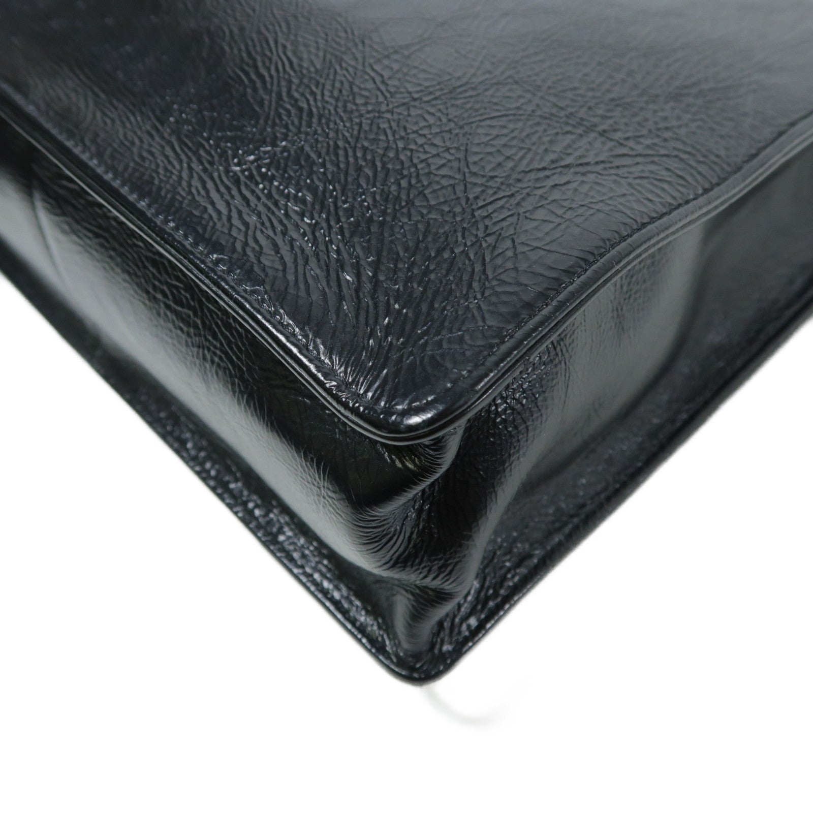 CHANEL CC GHW Shoulder Bag Leather Black