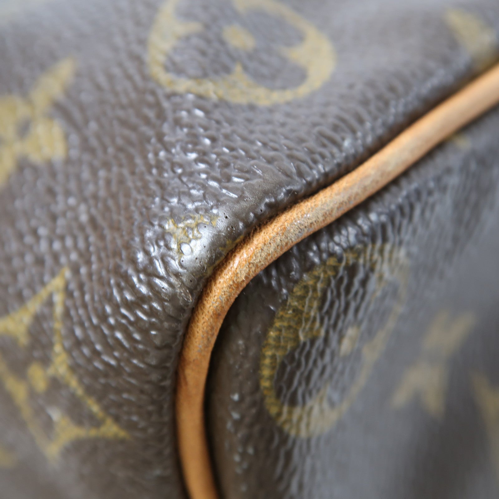 LOUIS VUITTON Monogram Speedy 35金扣手挽袋啡色