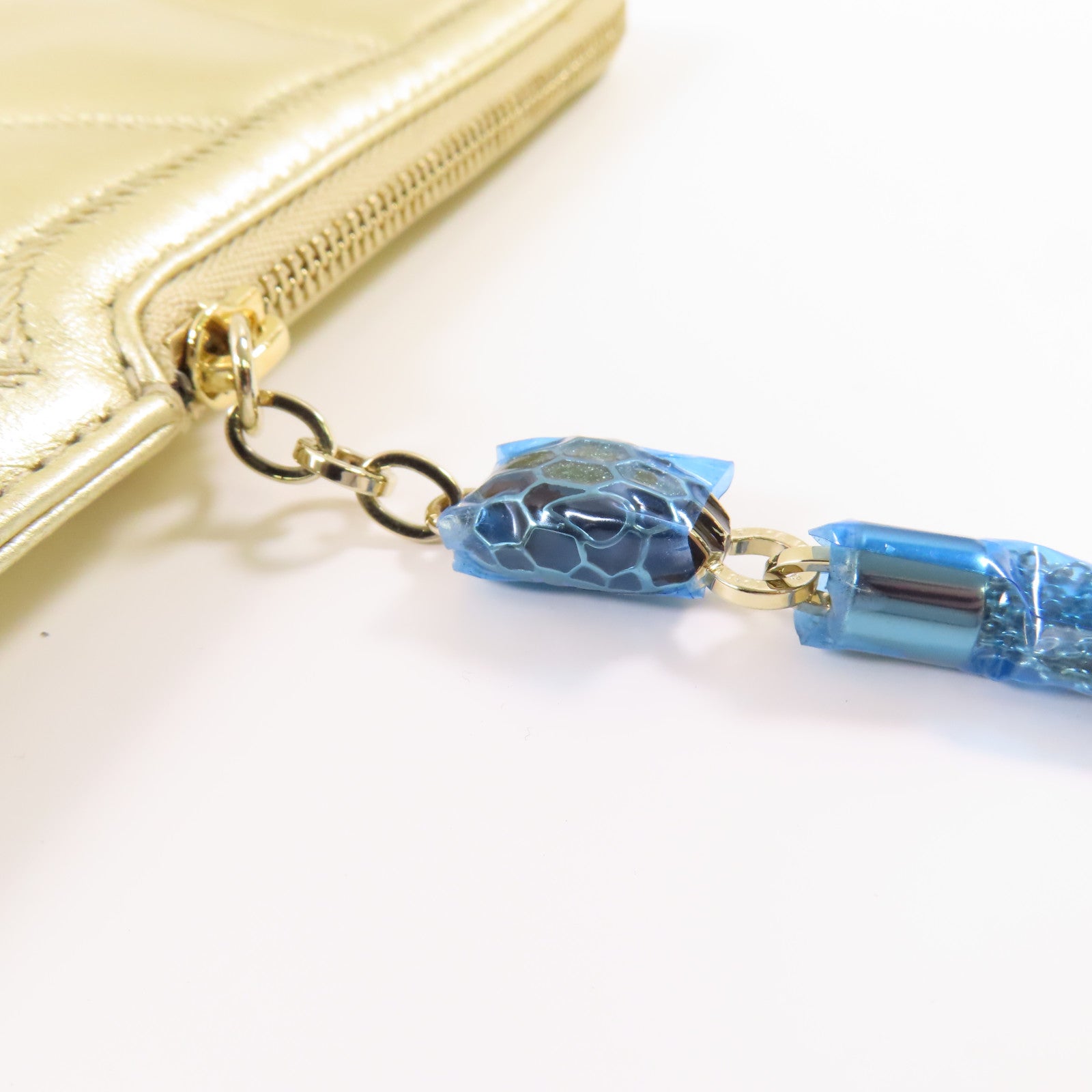 BVLGARI 【激減優惠】牛皮皮革Clutch Bag金扣手拿包