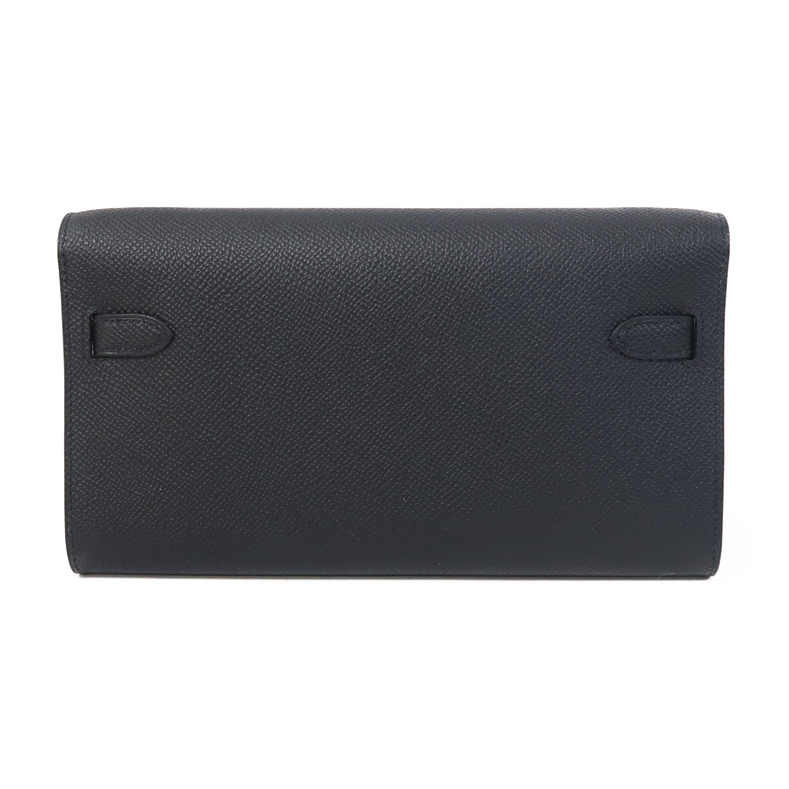 HERMES Epsom皮革Kelly To Go金扣肩背袋黑色