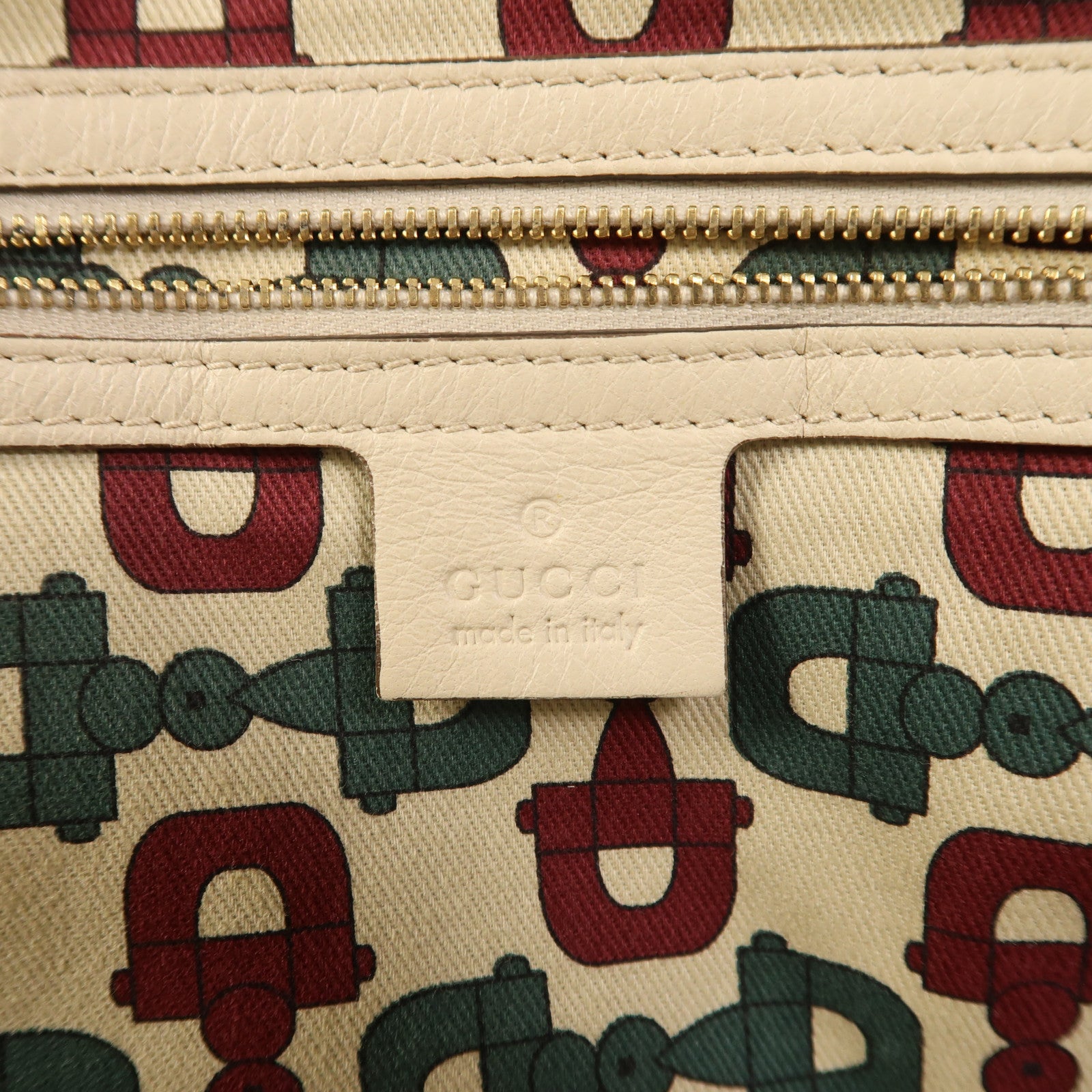 GUCCI 牛皮皮革Hand Bag金扣手挽袋