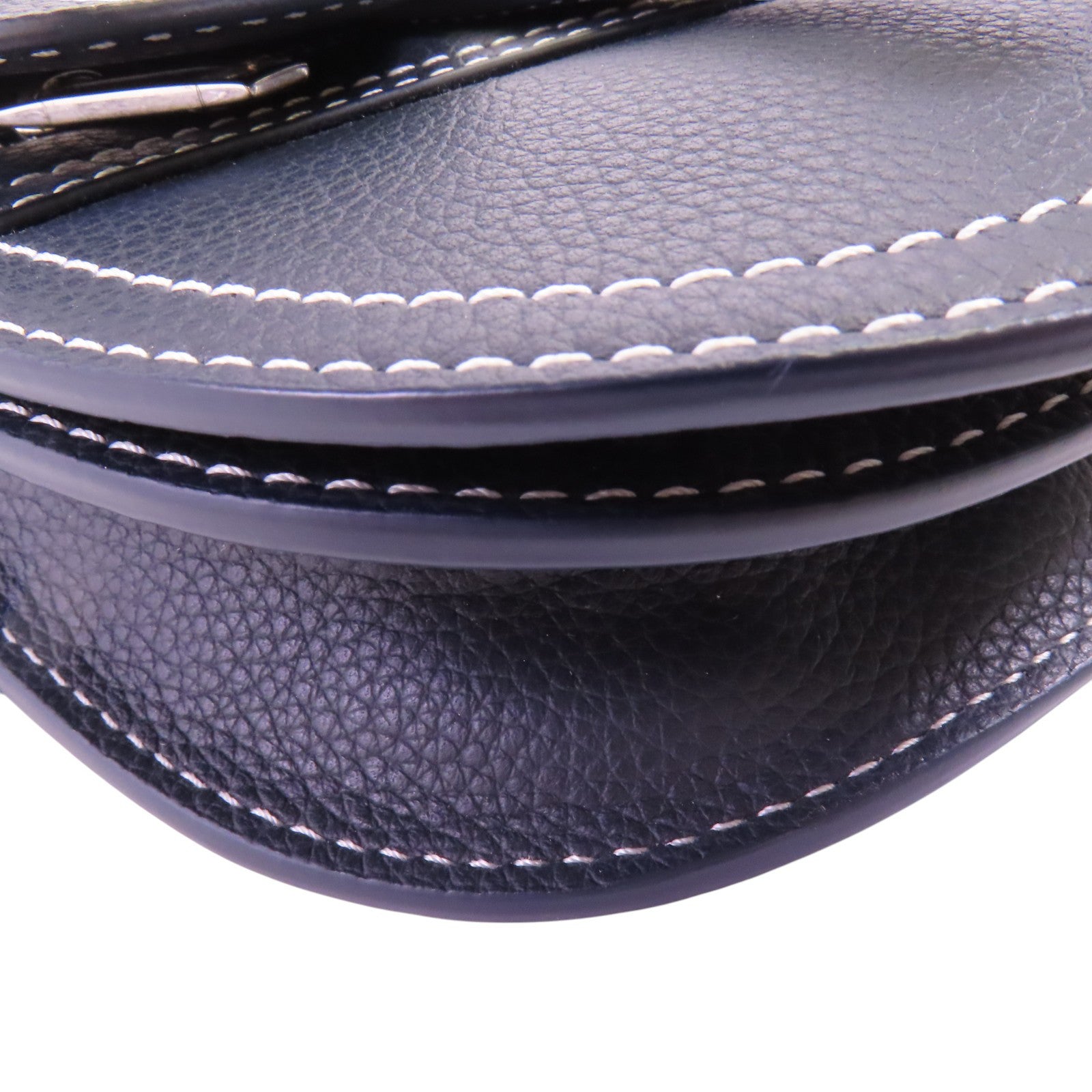 Dior 牛皮皮革Saddle Messenger Bag銀扣肩背袋