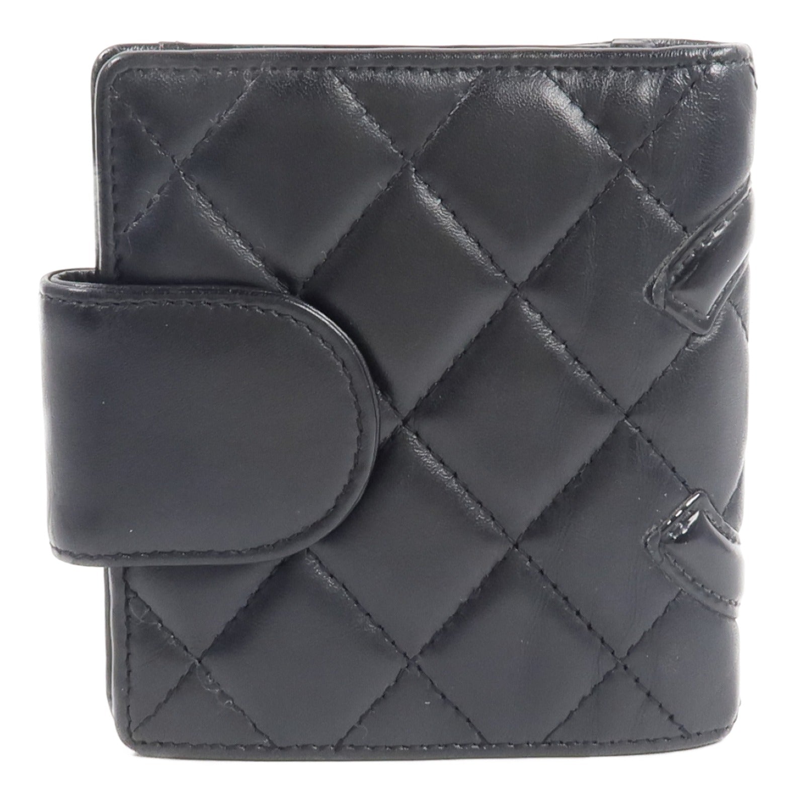 CHANEL 牛皮皮革Cambon Compact Wallet