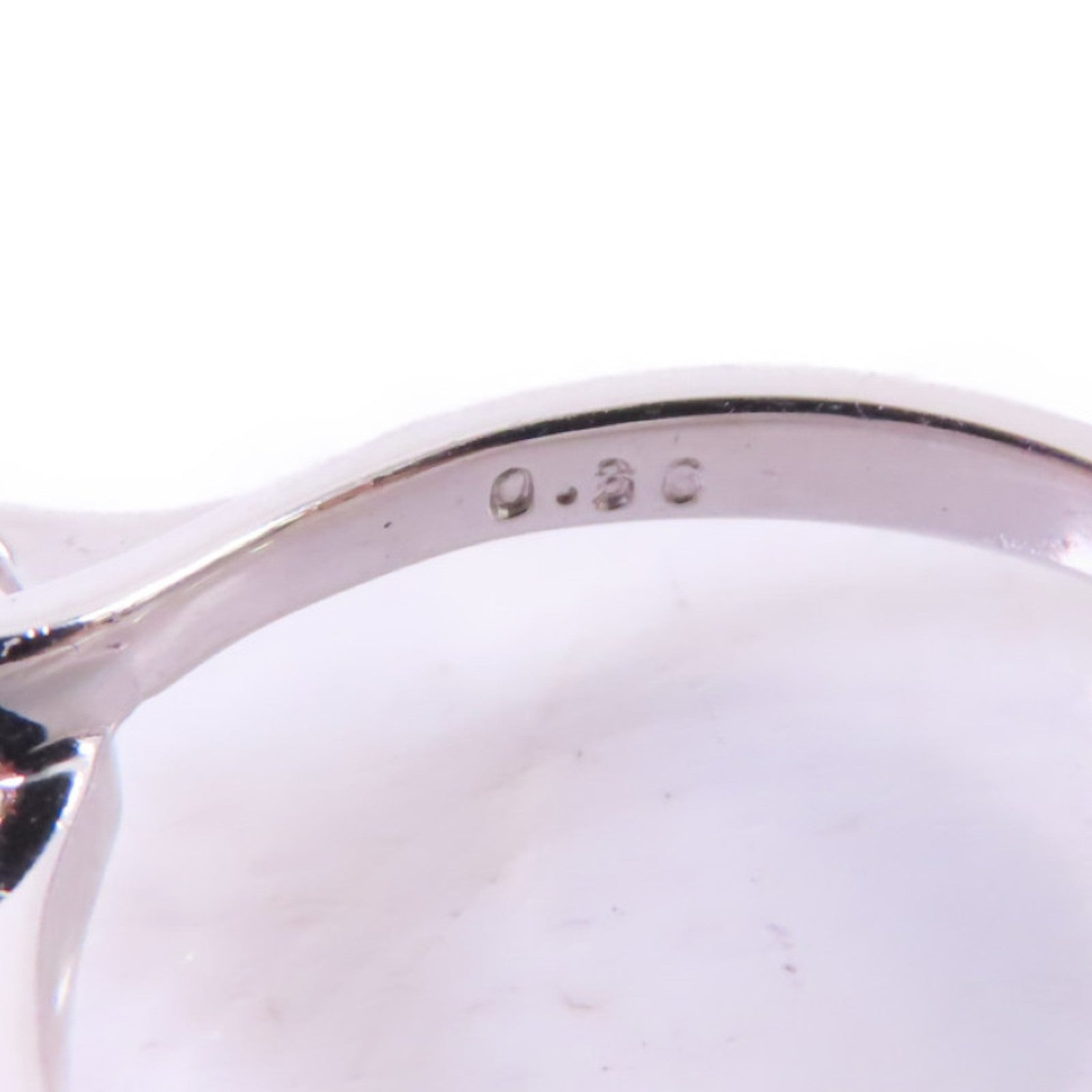 JEWELRY 【激減優惠】PT900鉑金Diamond Ring 0.36ct鑽石戒指US#7.5