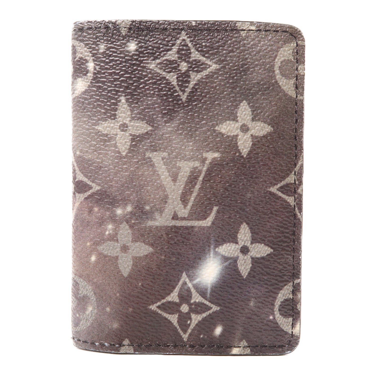 LOUIS VUITTON Monogram Card Case卡片套深灰色