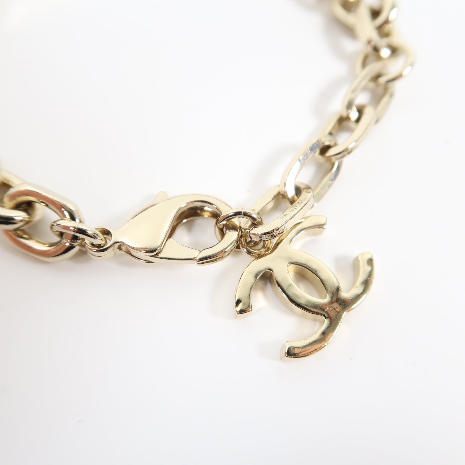 CHANEL 金屬Bracelet手鏈金色
