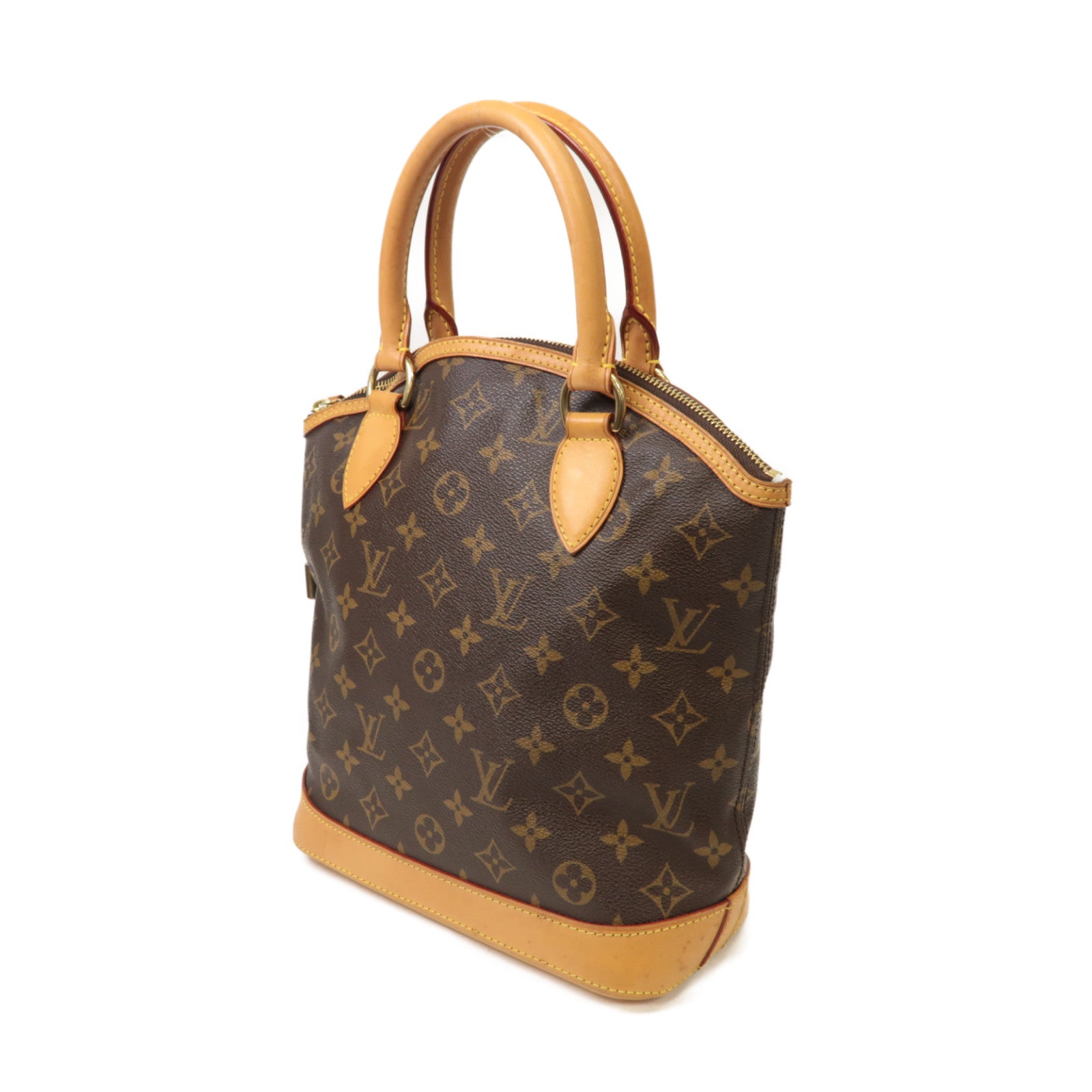 LOUIS VUITTON 【激減優惠】Monogram Lockit金扣手挽袋啡色