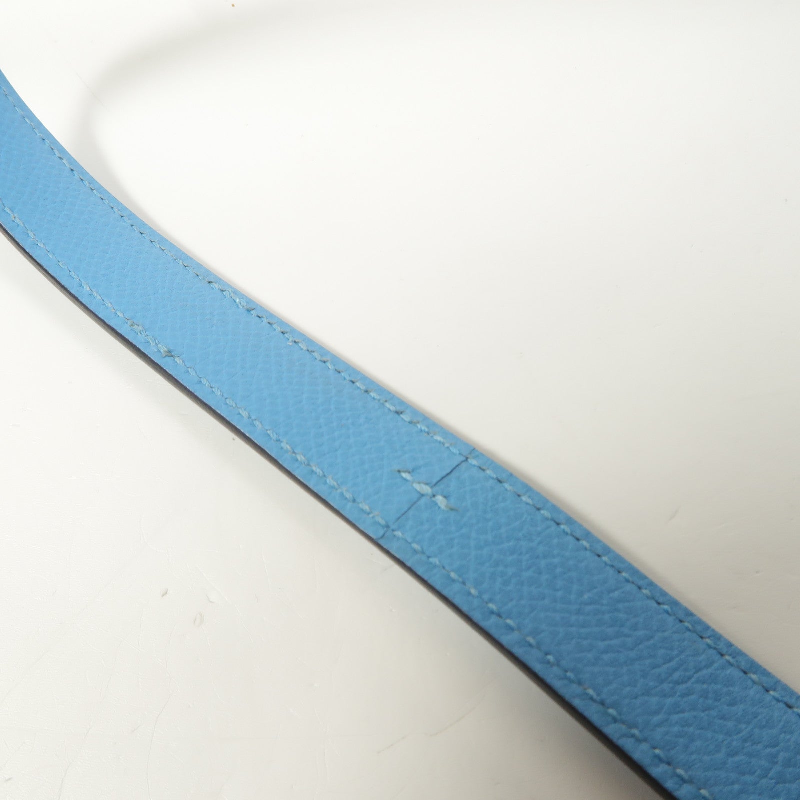 HERMES Epsom皮革Constance 24肩背袋Bleu Du Nord/Rouge de Coeur