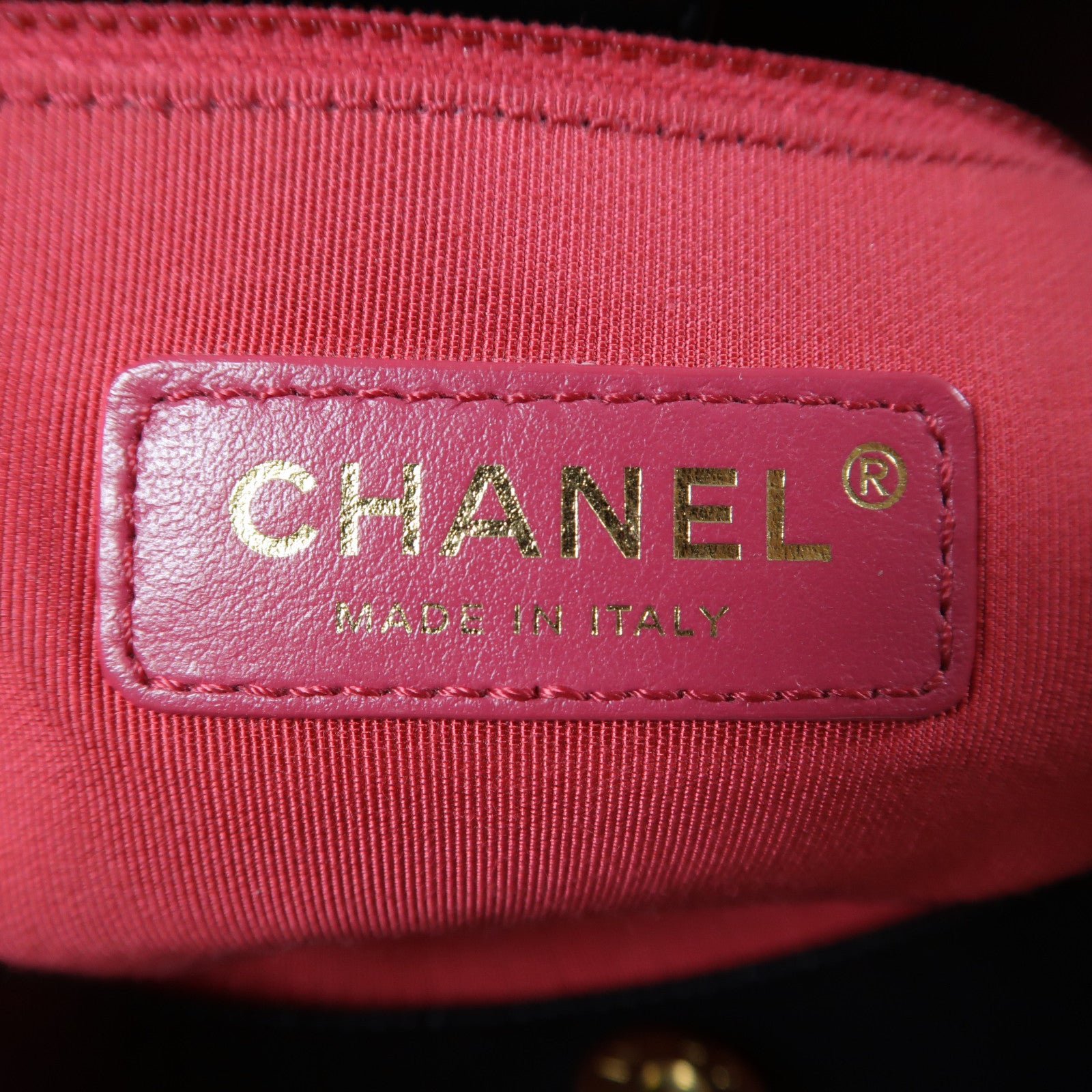 CHANEL CC GHW Shoulder Bag Leather Black
