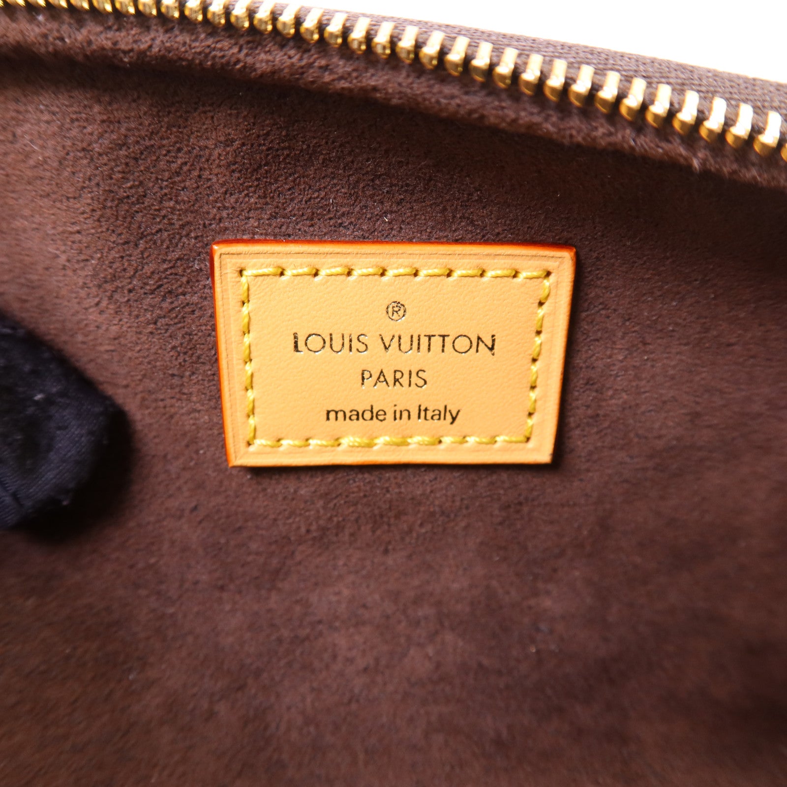 LOUIS VUITTON Monogram Mini Bumbag金扣手挽肩背兩用袋棕色