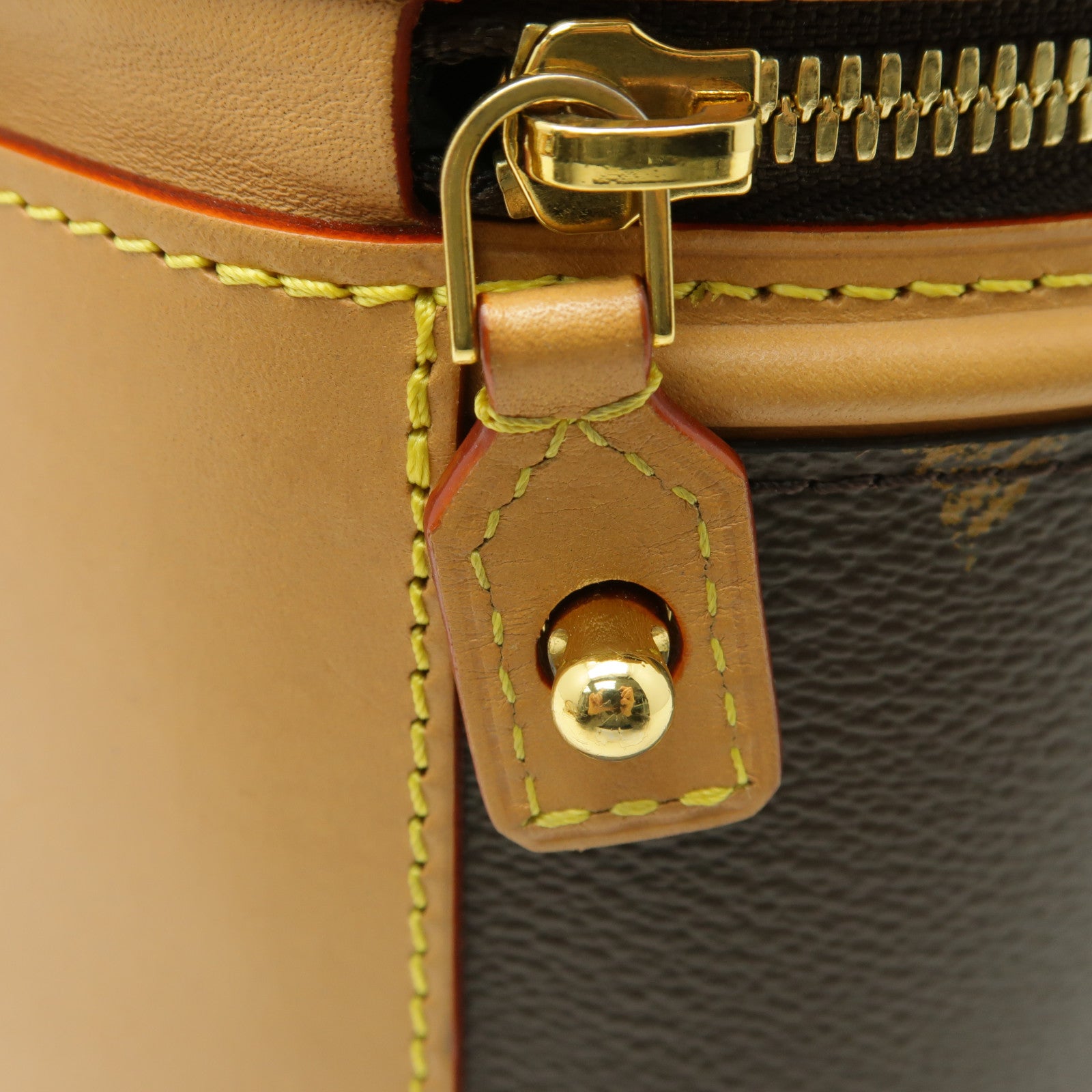 LOUIS VUITTON 【激減優惠】Monogram Giant Cannes Vanity金扣手挽肩背兩用袋棕色