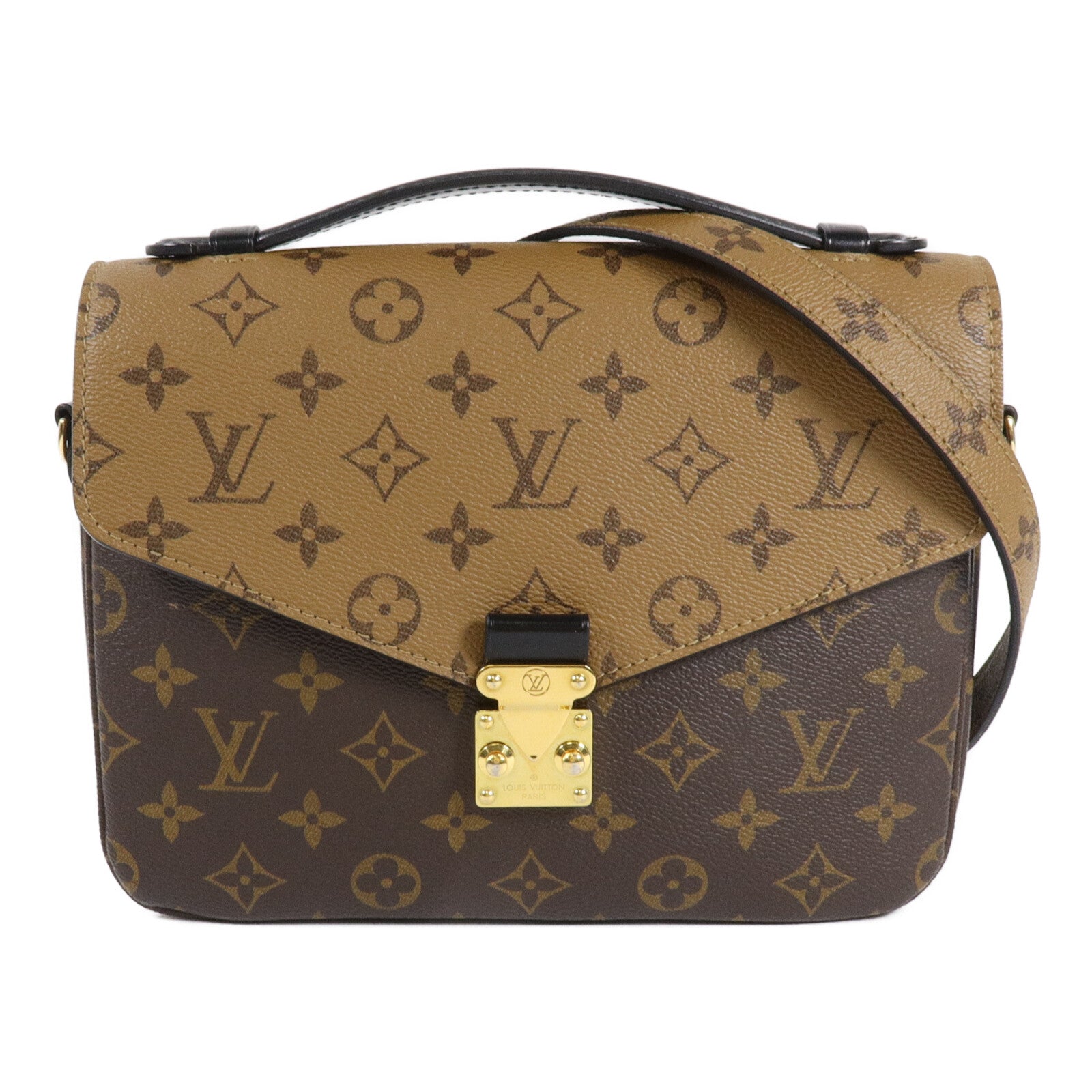 LOUIS VUITTON Monogram/Monogram Reverse Pochette Metis手挽肩背兩用袋
