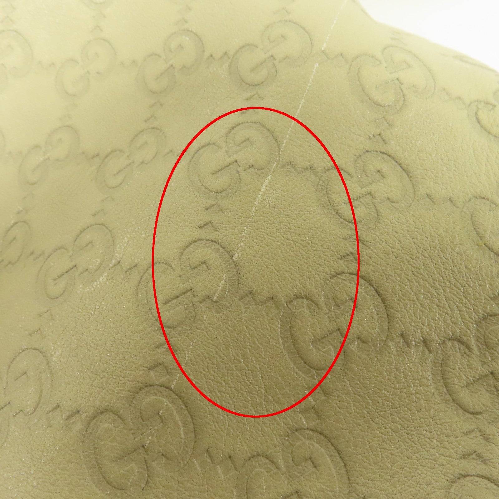 GUCCI 【激減優惠】牛皮皮革Shoulder Bag金扣手挽肩背兩用袋白色