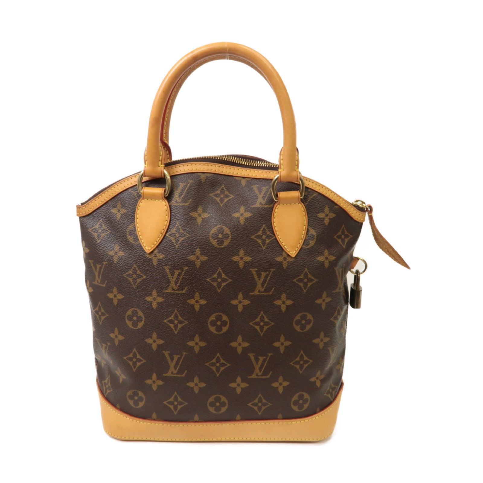 LOUIS VUITTON 【激減優惠】Monogram Lockit金扣手挽袋啡色