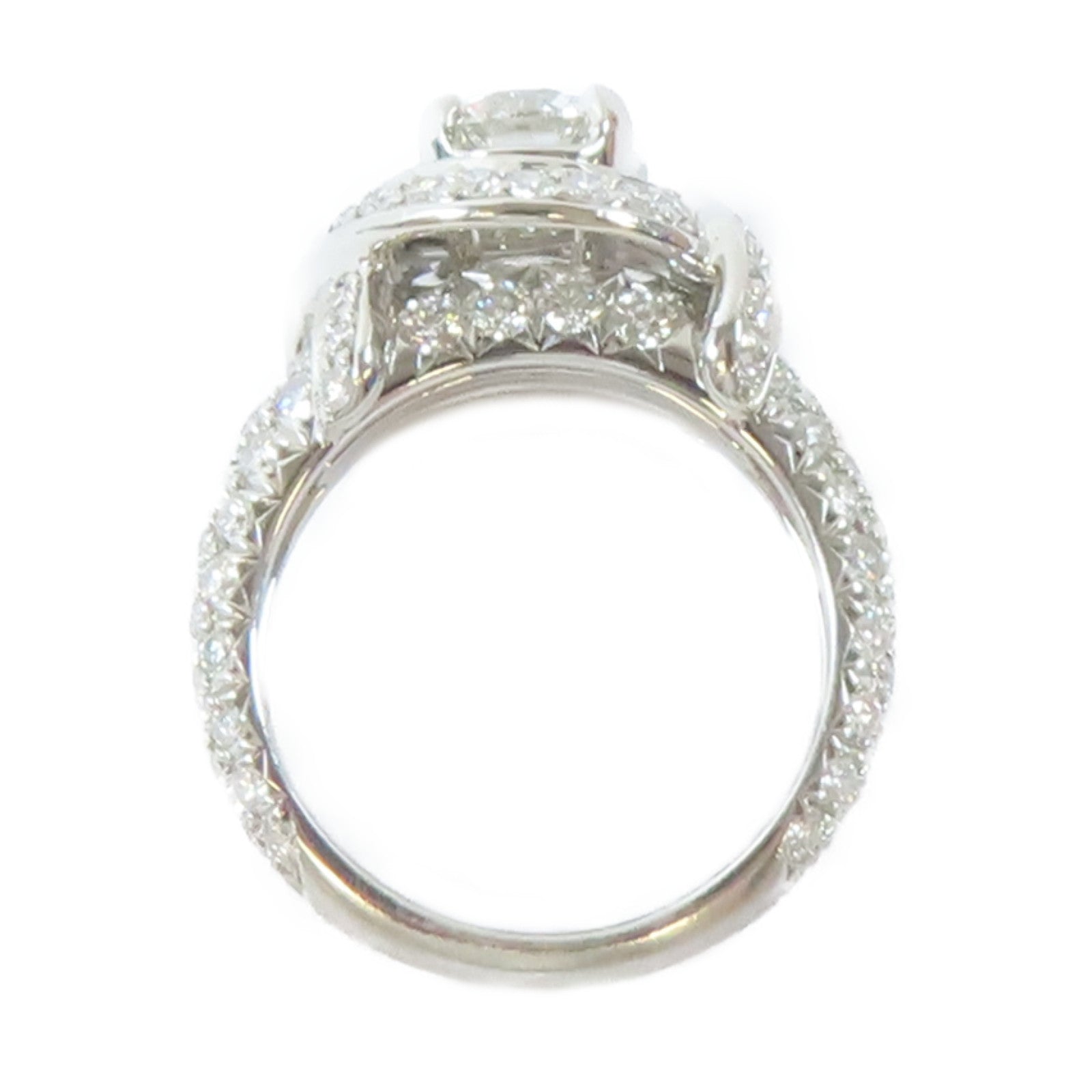 TIFFANY＆CO PT950白金Diamond Ring 1.02ct鑽石戒指US#6