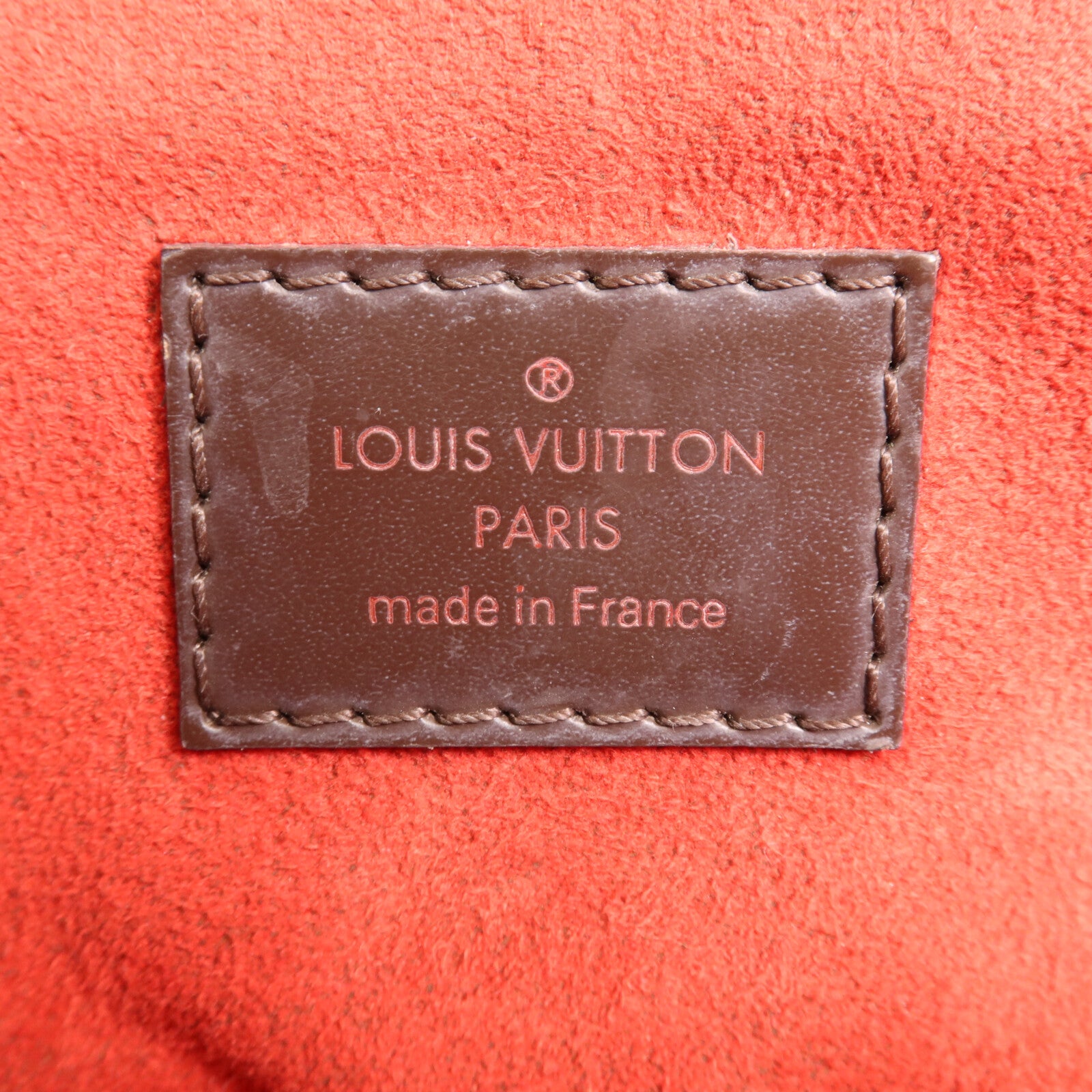 LOUIS VUITTON Damier Trevi PM金扣手挽肩背兩用袋