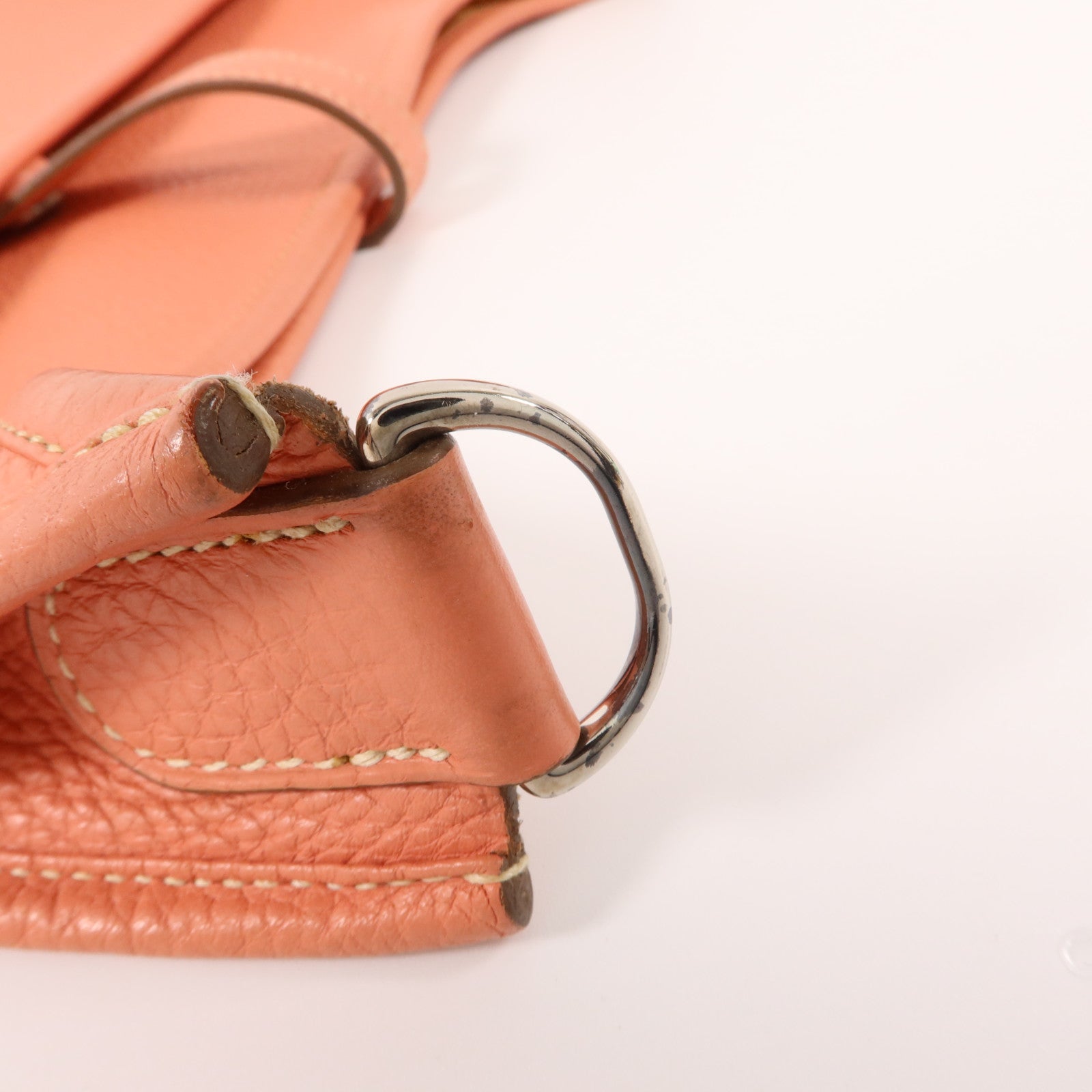 HERMES Clemence皮革Evelyne PM肩背袋Crevette