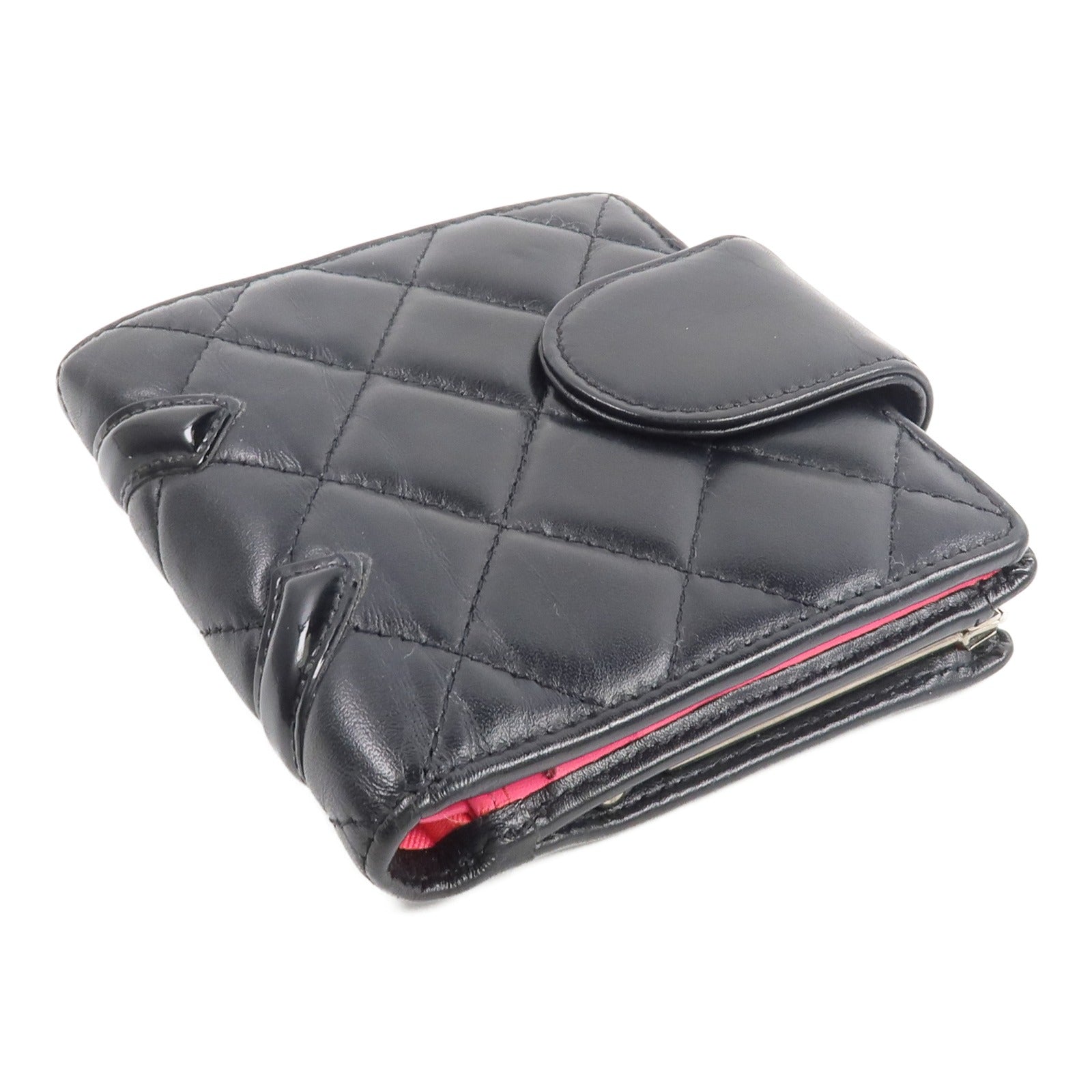 CHANEL 牛皮皮革Cambon Compact Wallet