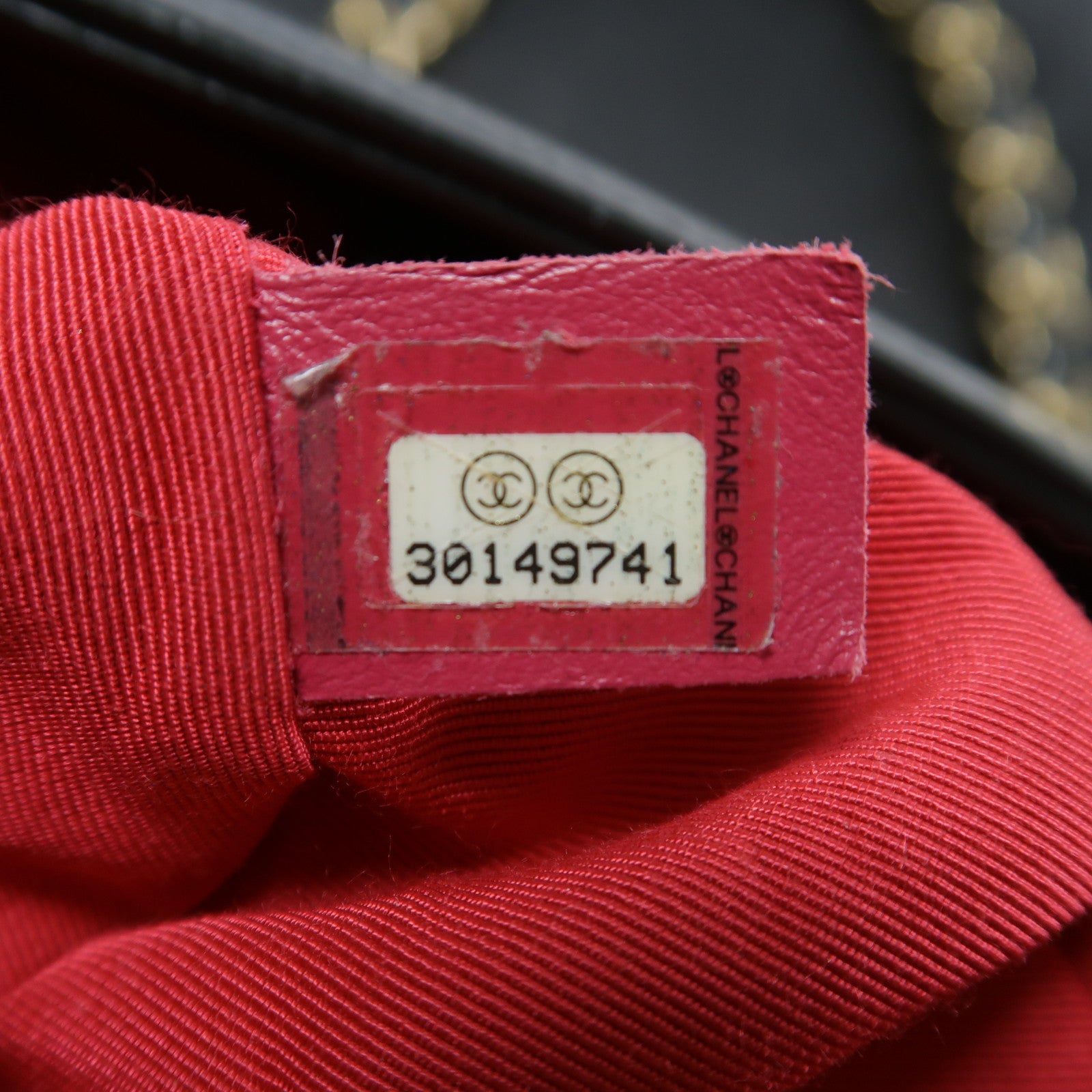 CHANEL CC GHW Shoulder Bag Leather Black