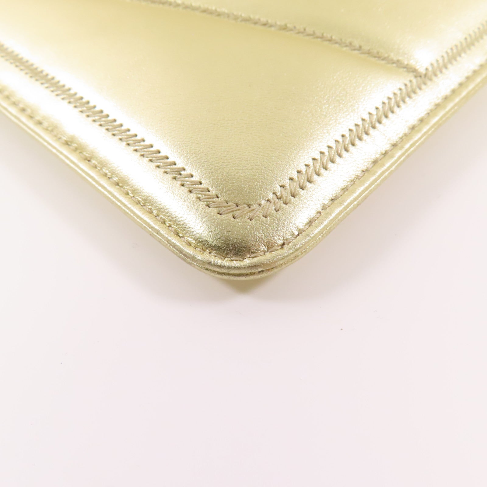 BVLGARI 【激減優惠】牛皮皮革Clutch Bag金扣手拿包
