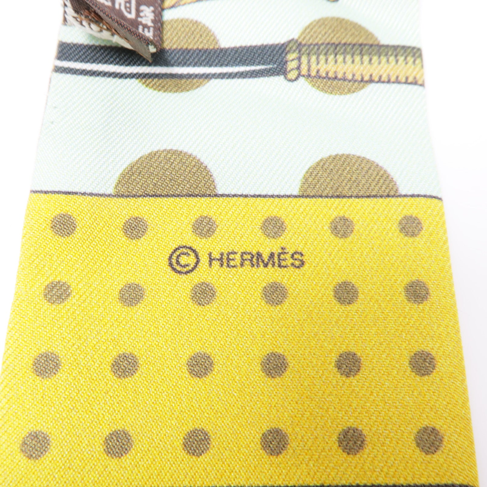 HERMES 絲質Twilly絲巾