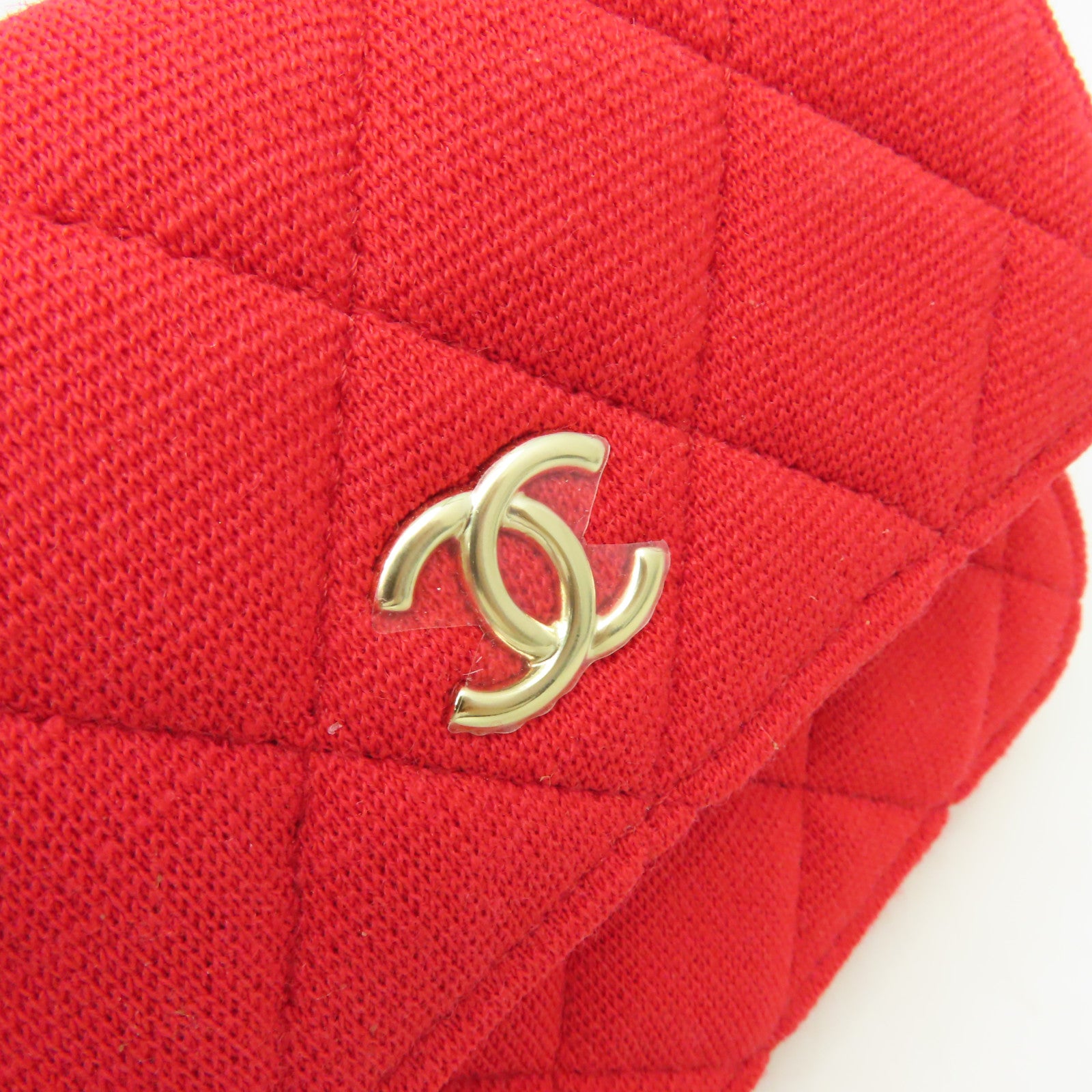 CHANEL 【激減優惠】菱格帆布Chain Shoulder Bag金扣鏈帶肩背袋紅色/粉紅色
