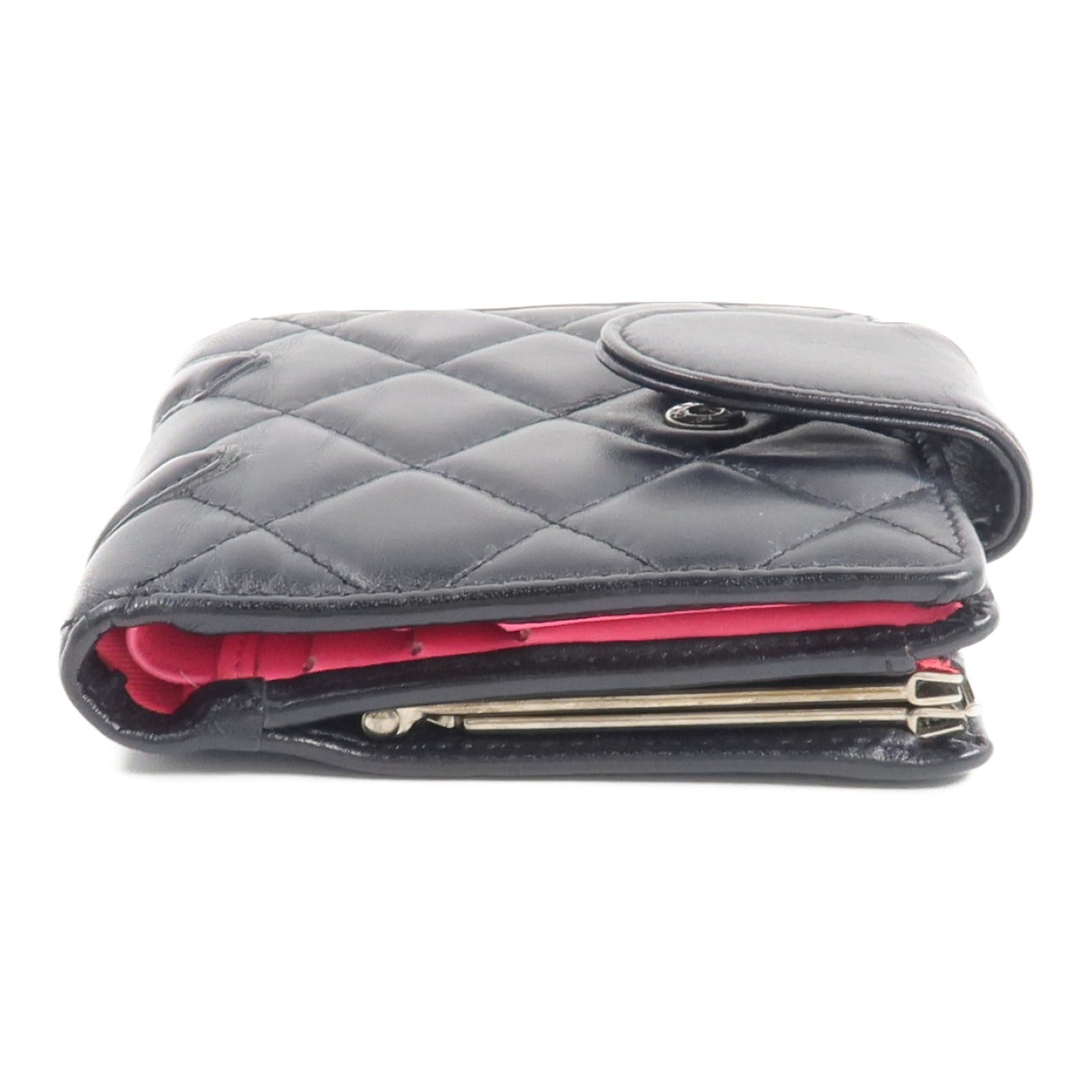 CHANEL 牛皮皮革Cambon Compact Wallet
