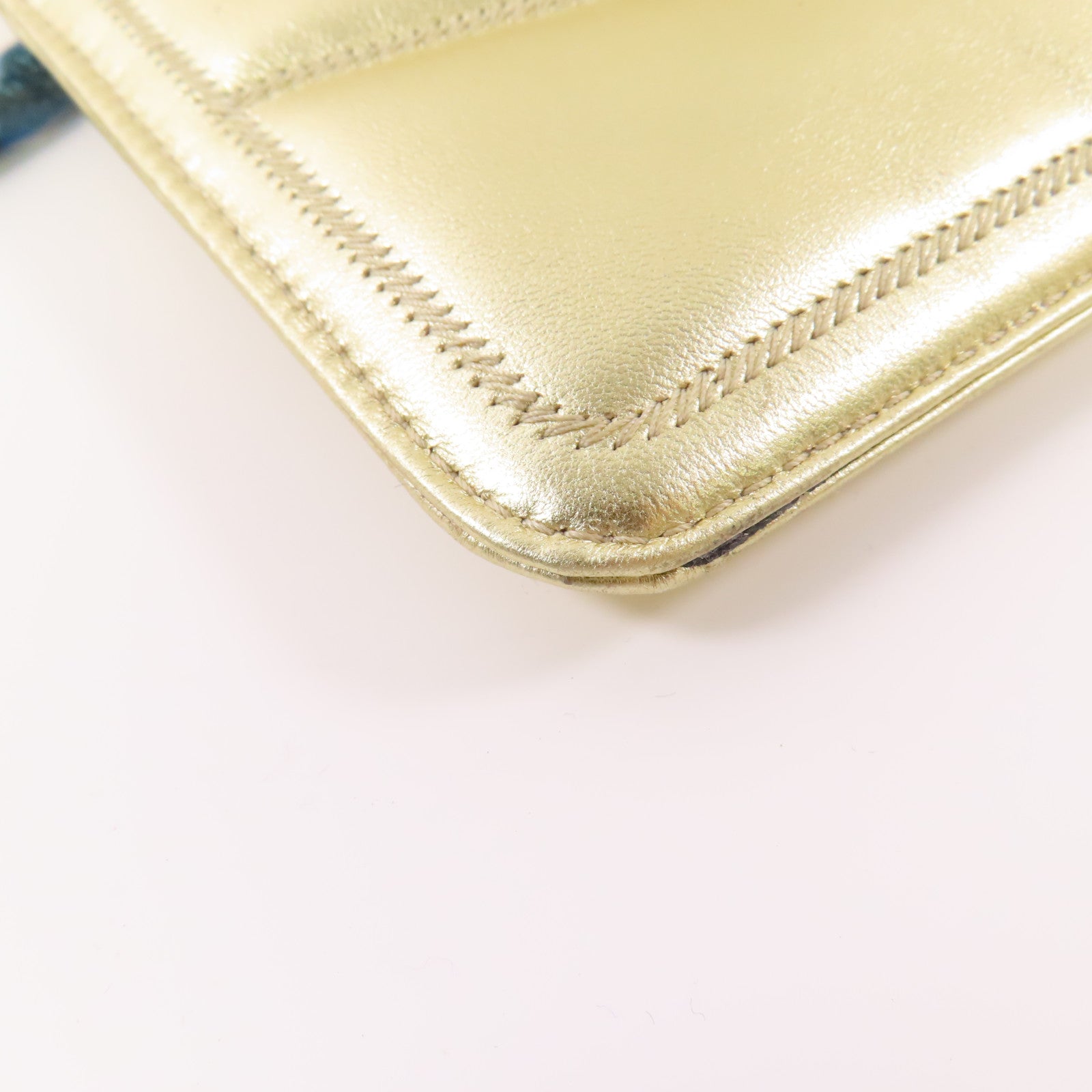 BVLGARI 【激減優惠】牛皮皮革Clutch Bag金扣手拿包