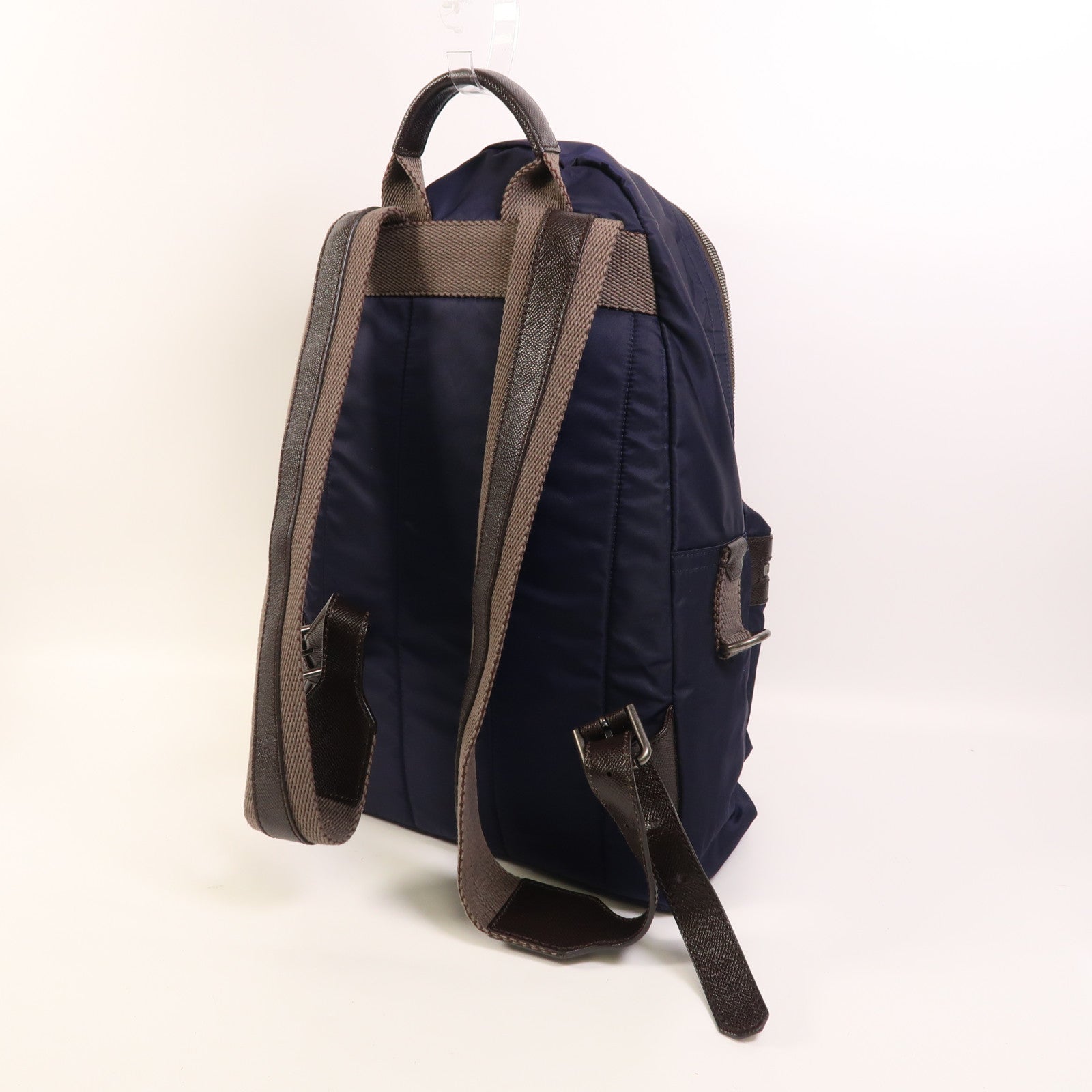 D&G 尼龍Backpack銀扣背包