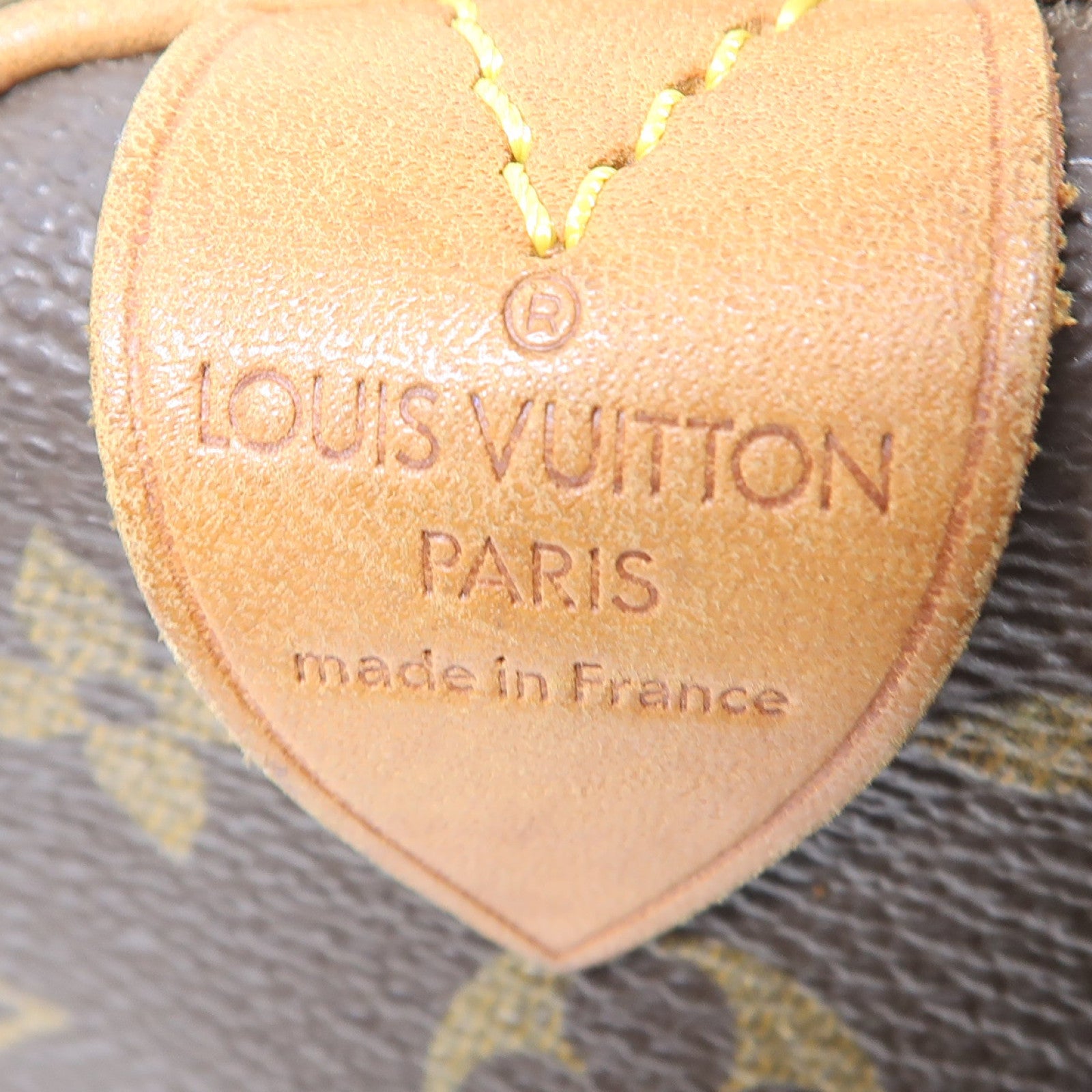 LOUIS VUITTON Monogram Speedy 35金扣手挽袋啡色