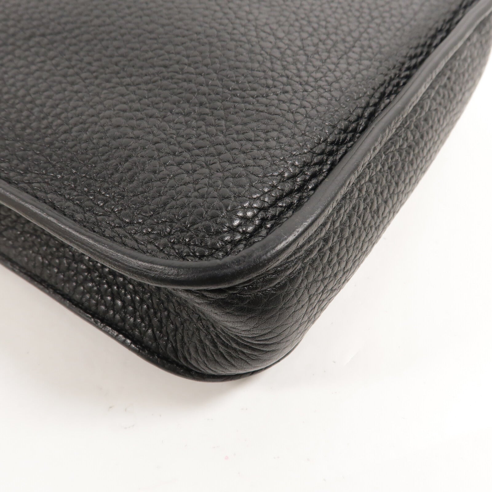 HERMES Togo皮革Steve肩背袋Noir