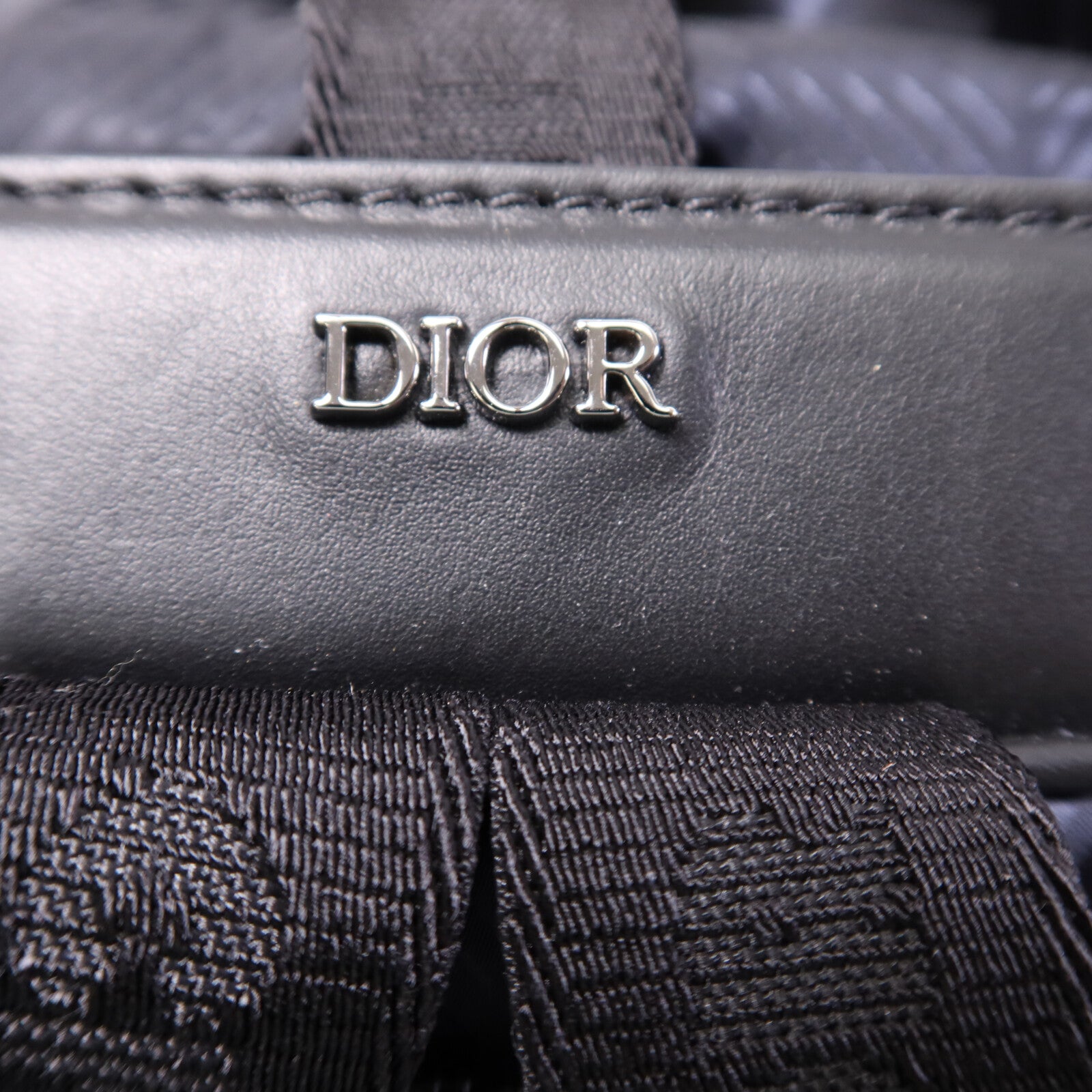 Dior 尼龍Backpack銀扣背包