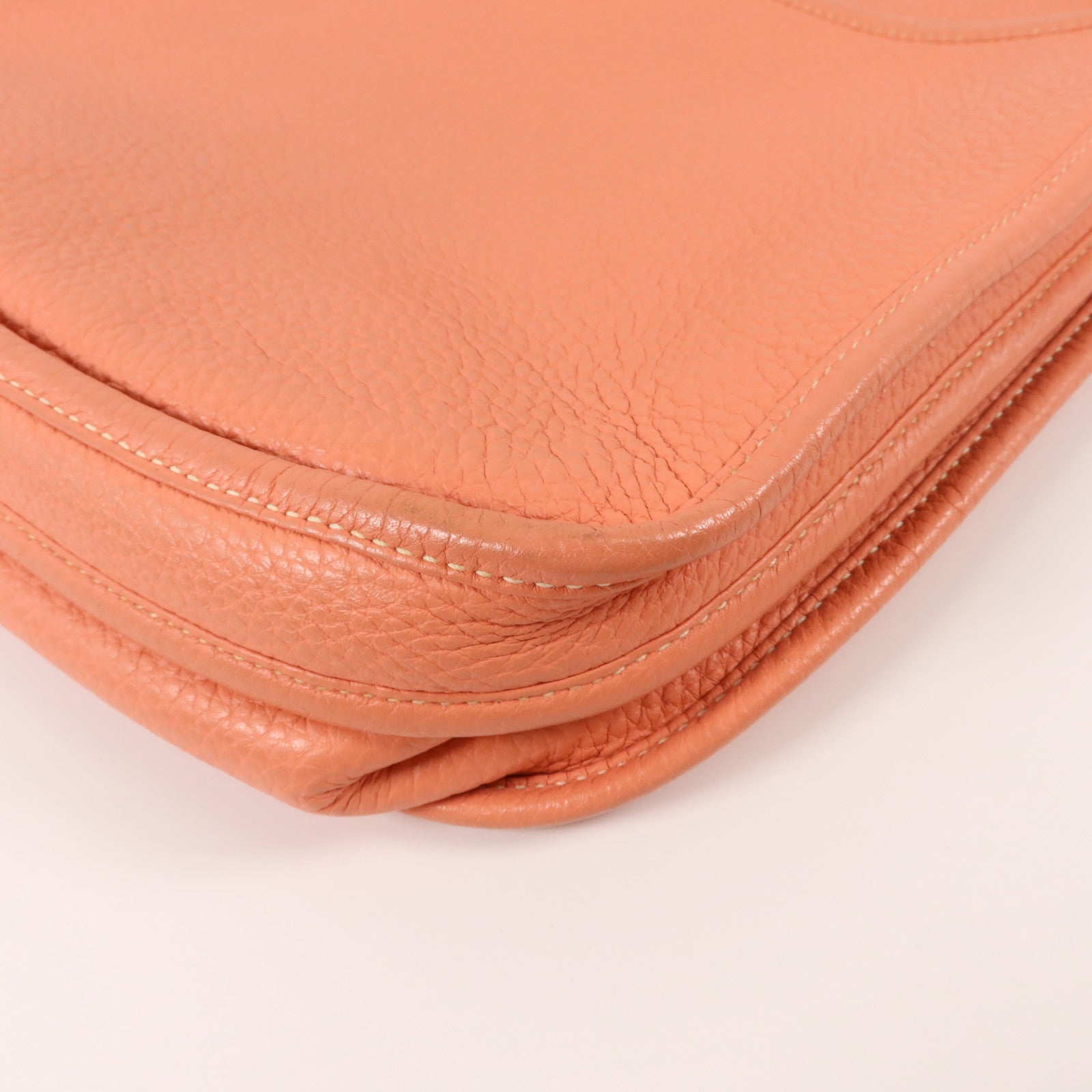 HERMES Clemence皮革Evelyne PM肩背袋Crevette