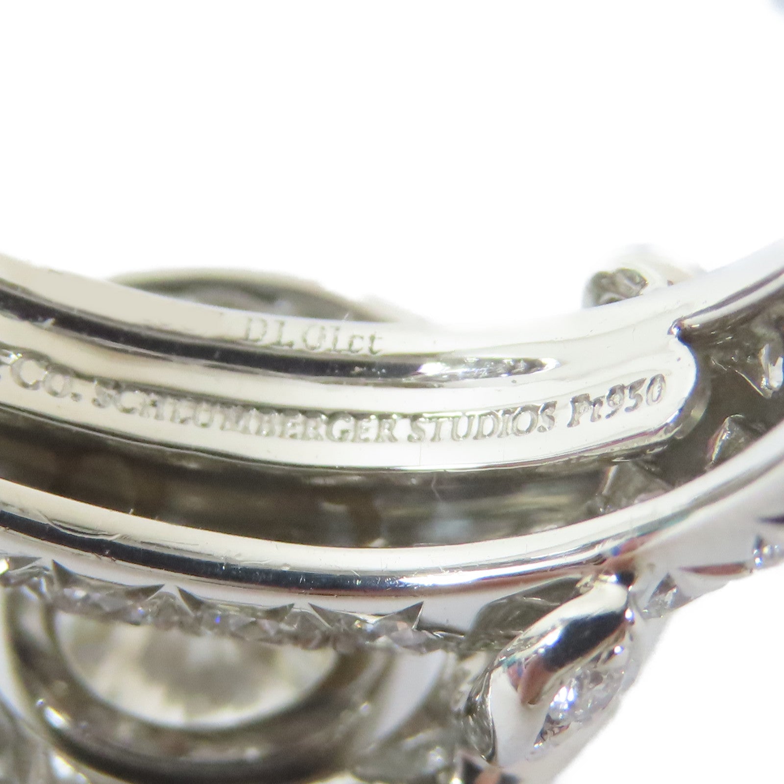 TIFFANY＆CO PT950白金Diamond Ring 1.02ct鑽石戒指US#6
