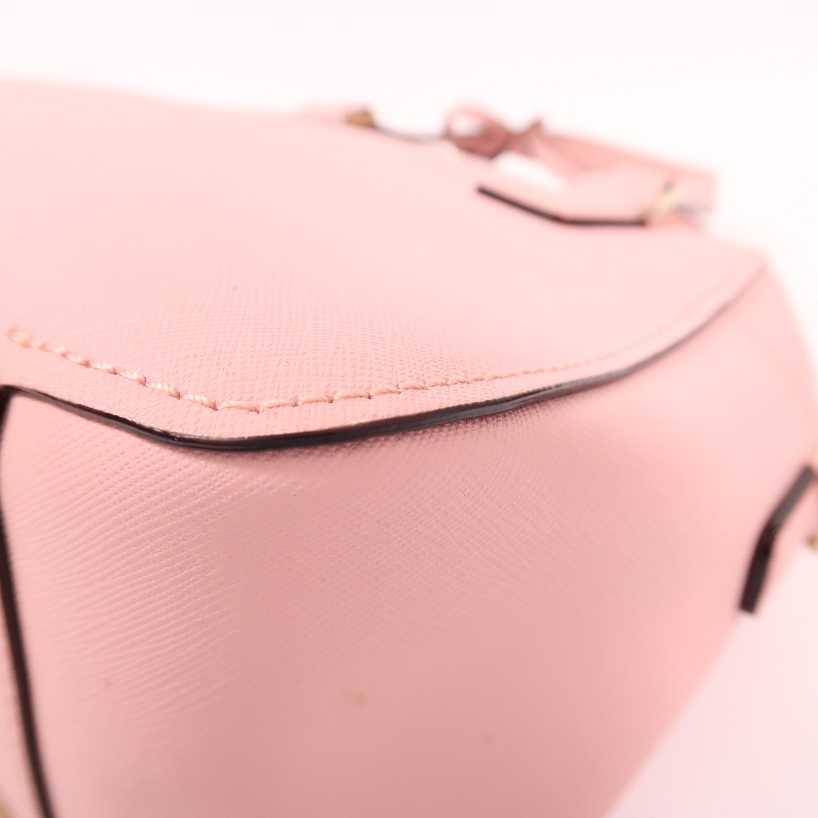 Kate Spade GHW 2 Way Shoulder Bag Calfskin Leather Pink