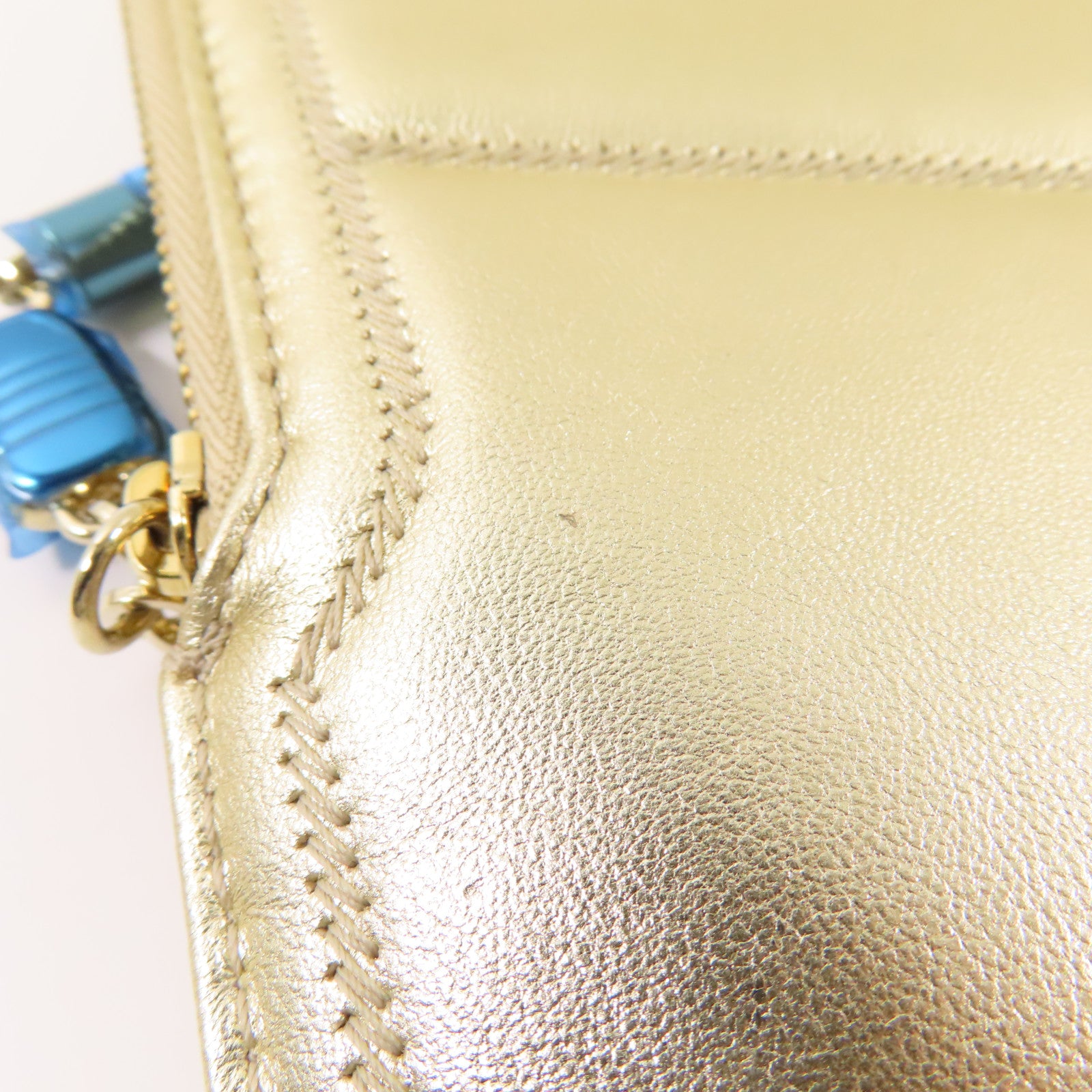 BVLGARI 【激減優惠】牛皮皮革Clutch Bag金扣手拿包