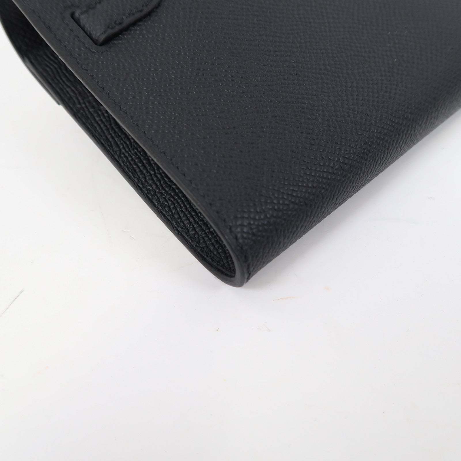 HERMES Epsom皮革Kelly To Go金扣肩背袋黑色