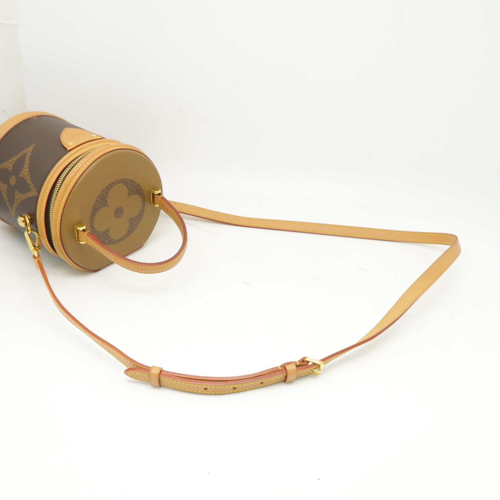 LOUIS VUITTON 【激減優惠】Monogram Giant Cannes Vanity金扣手挽肩背兩用袋棕色