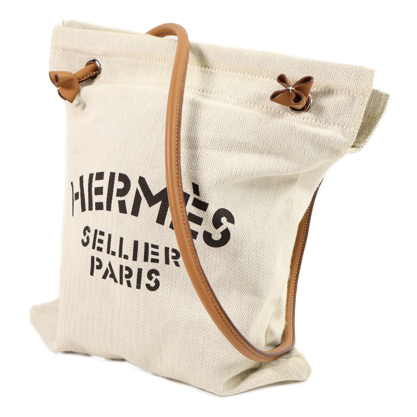 HERMES 帆布Aline PM手挽袋