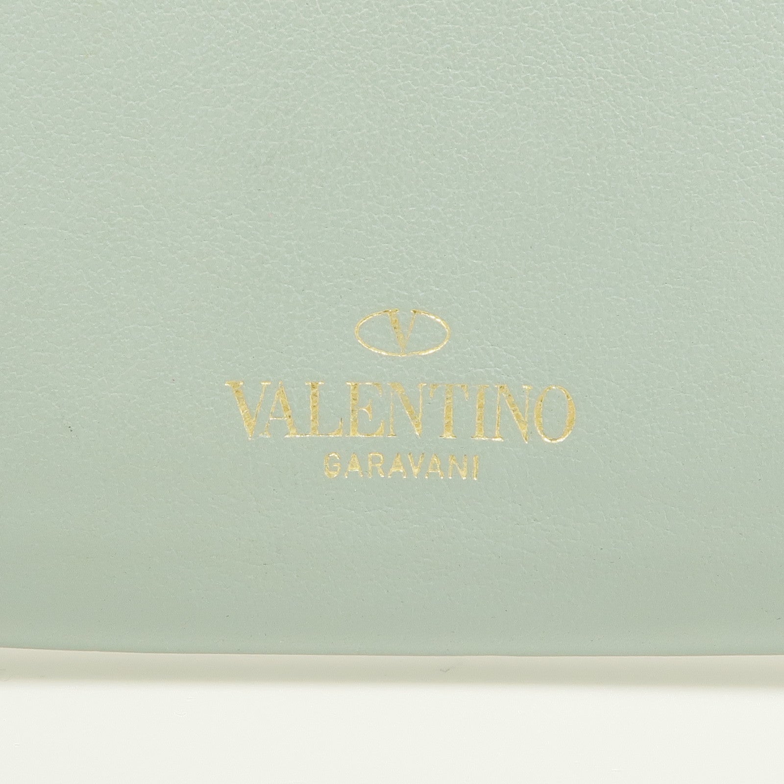 Valentino 皮革Card/Coin Case金扣零錢包/卡片套
