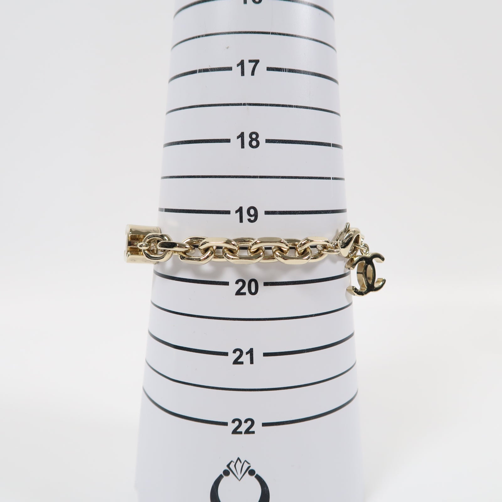 CHANEL 金屬Bracelet手鏈金色