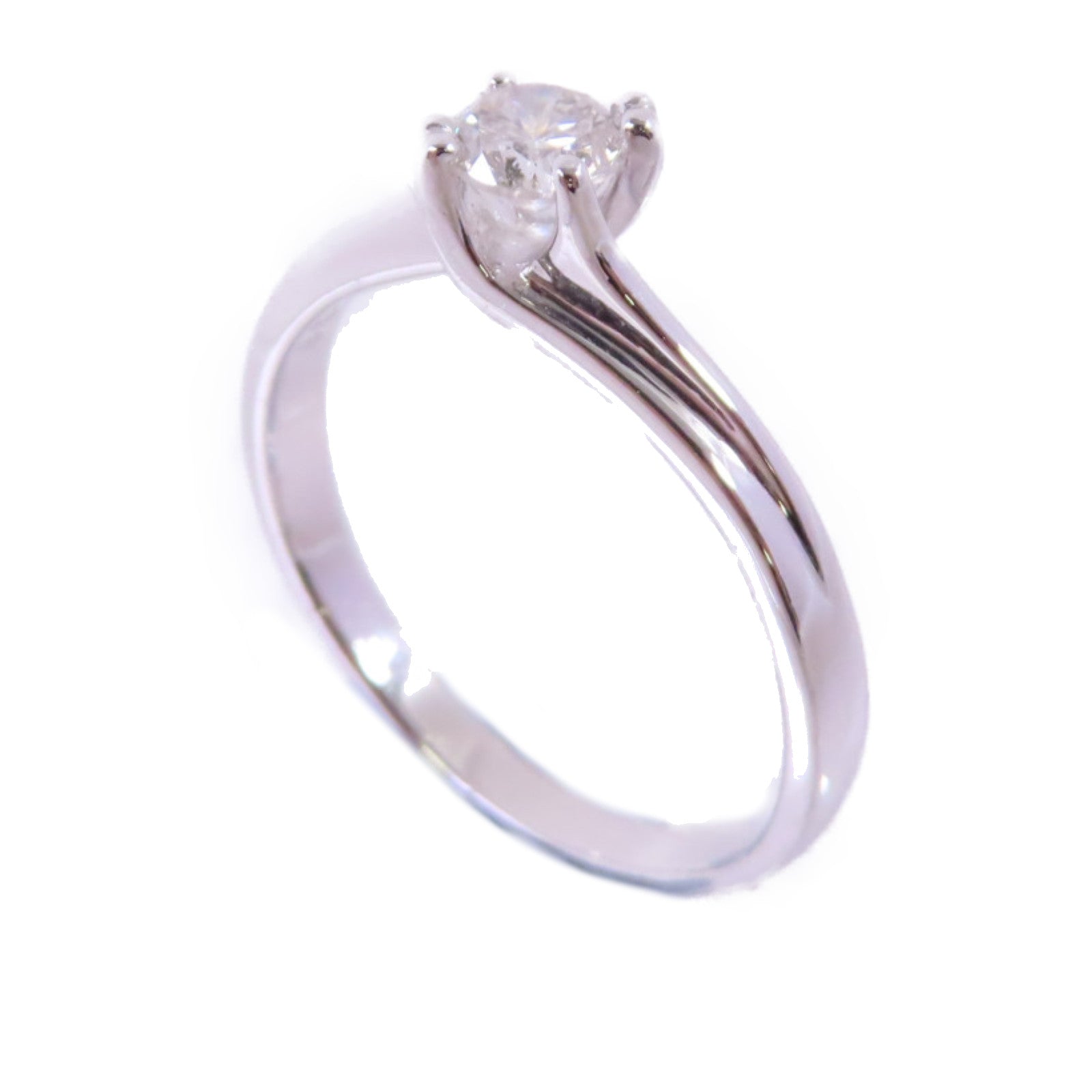 JEWELRY 【激減優惠】PT900鉑金Diamond Ring 0.36ct鑽石戒指US#7.5