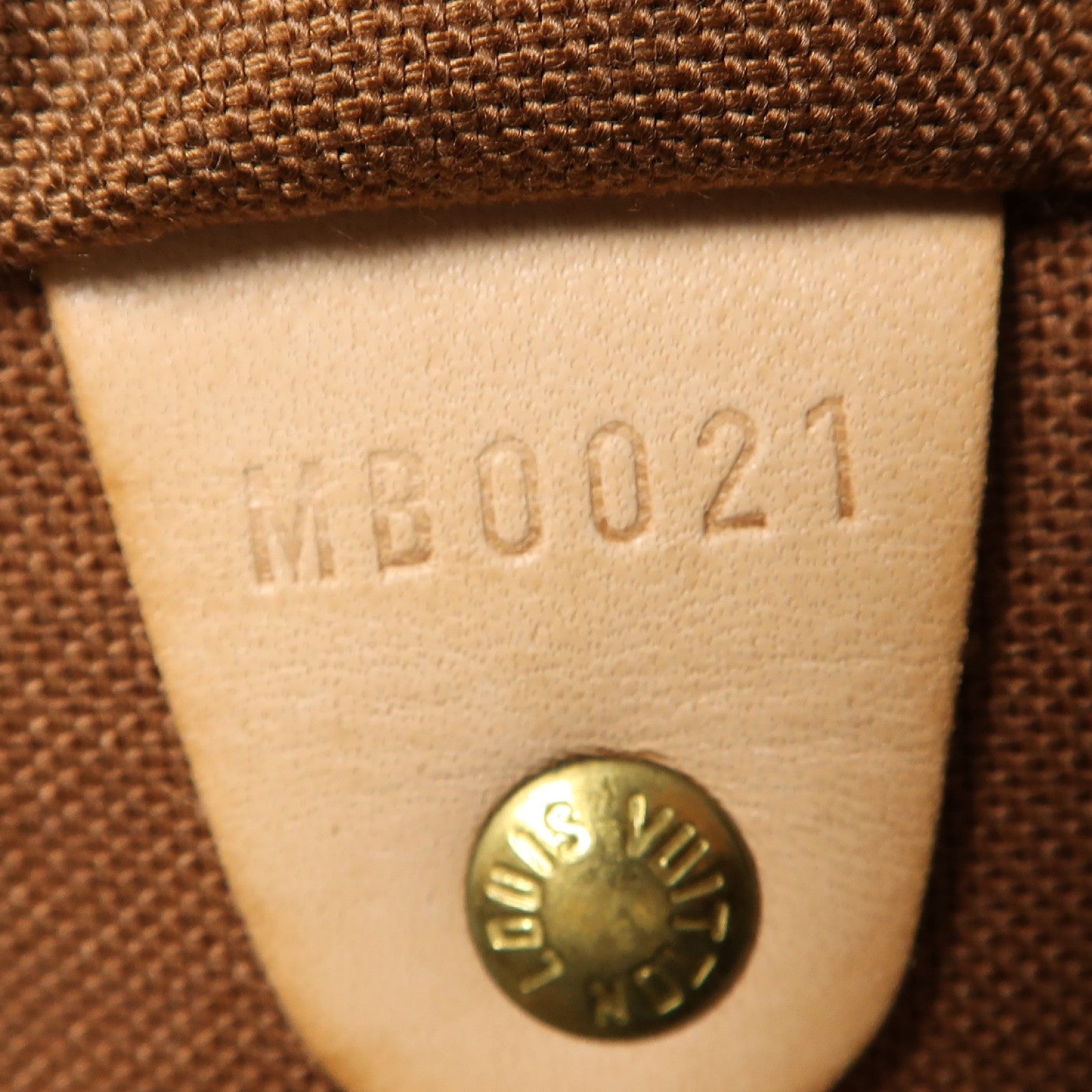 LOUIS VUITTON Monogram Speedy 35金扣手挽袋啡色