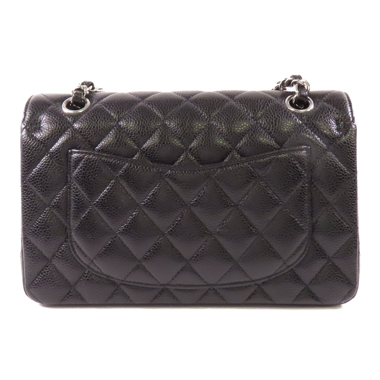 CHANEL 牛皮皮革Classic 23銀扣鏈帶肩背袋