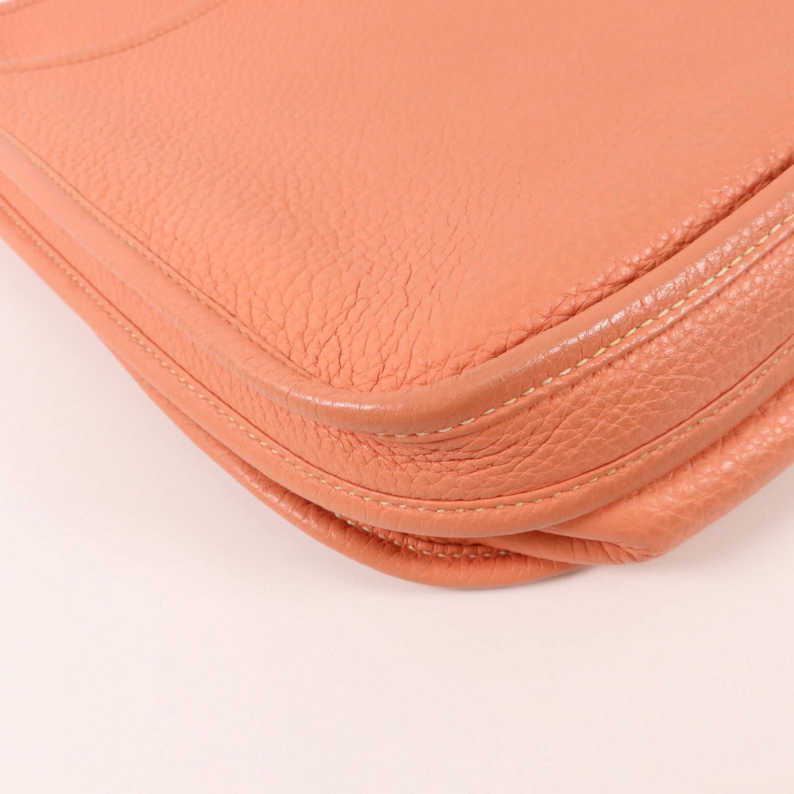 HERMES Clemence皮革Evelyne PM肩背袋Crevette